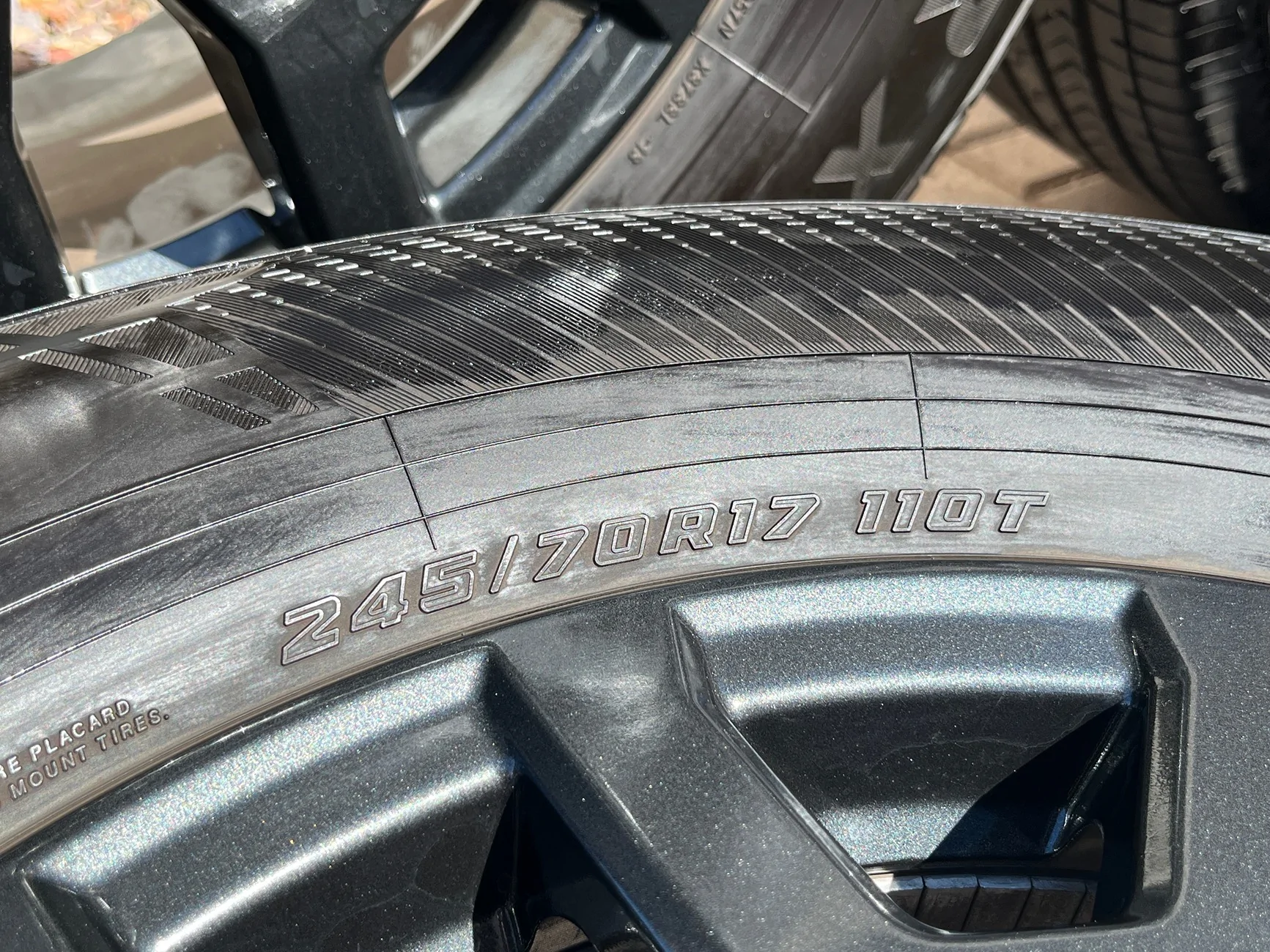 2025 2026 4runner 6th gen OEM Rims and Tires 2025 4Runner SR5 IMG_2842