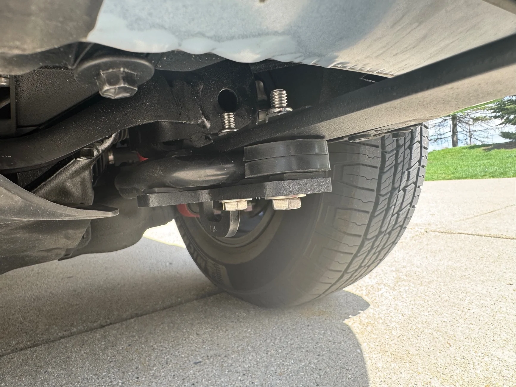 2025 2026 4runner 6th gen Front whip flag mount & orange flag installed DIY -- Ready for Silver Lake sand dunes! IMG_0294