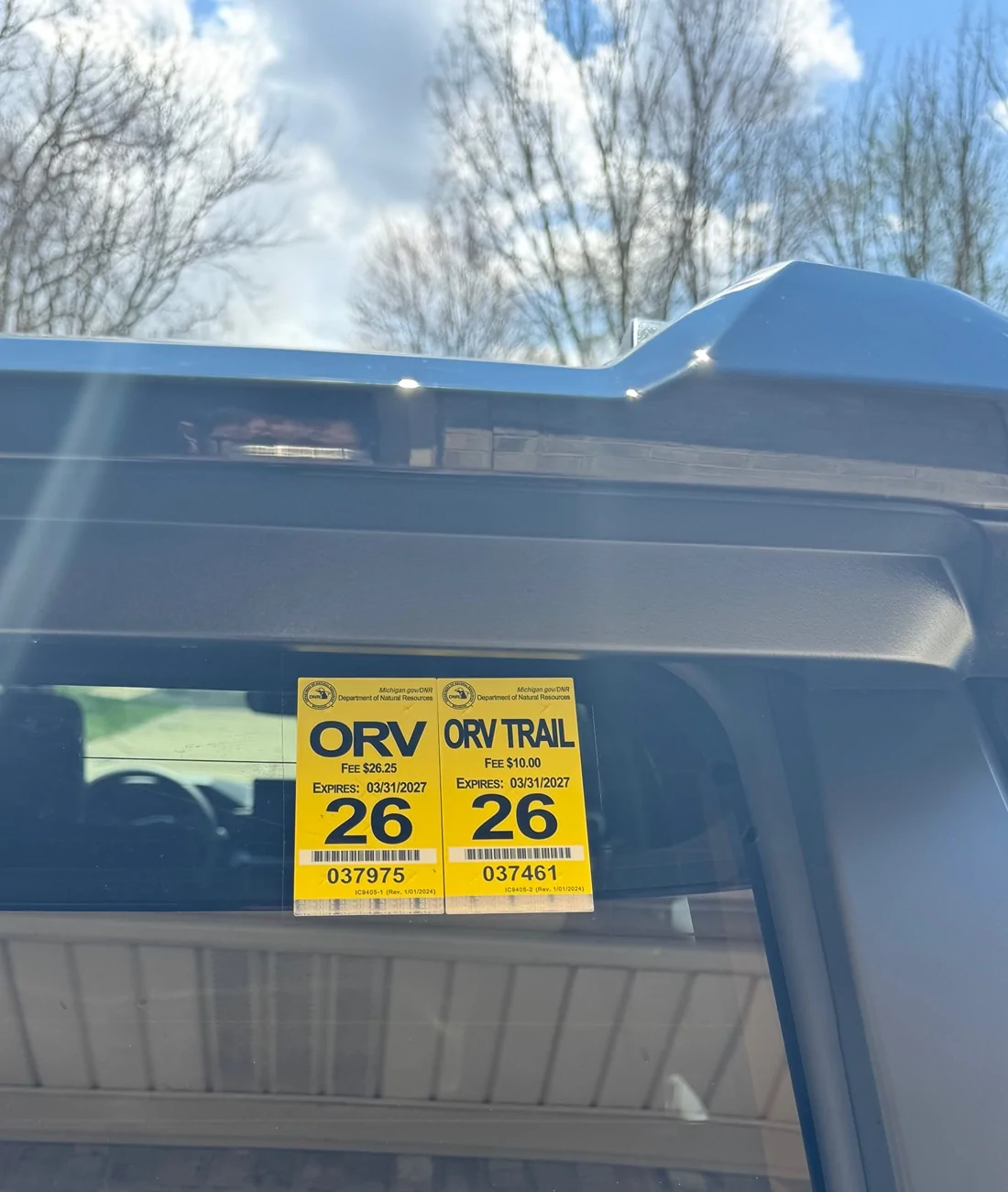 2025 2026 4runner 6th gen Front whip flag mount & orange flag installed DIY -- Ready for Silver Lake sand dunes! IMG_0296