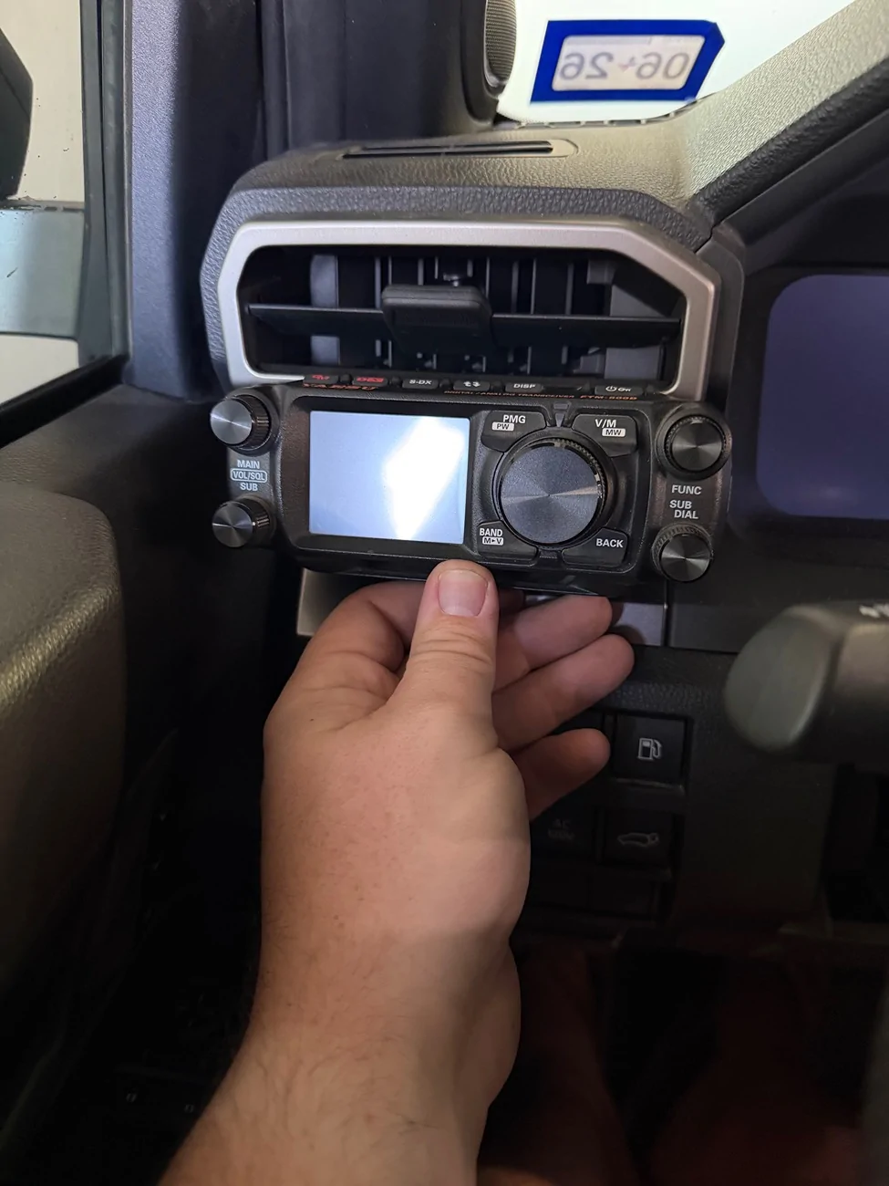 2025 2026 4runner 6th gen Ham Radio head unit - perfect spot? IMG_1664