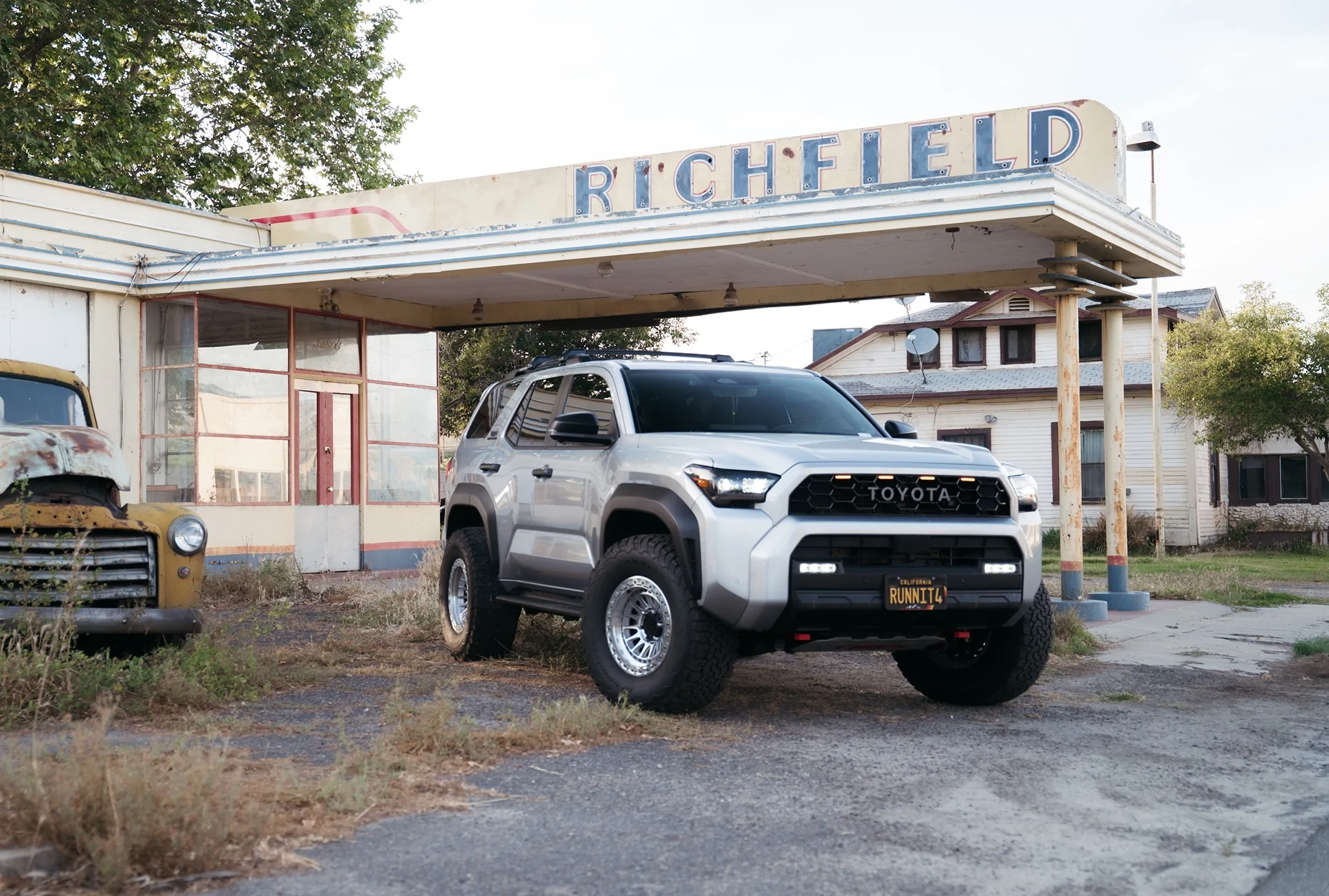 2025 2026 4runner 6th gen ORP Cutting Edge build so far: Silver 35s with Westcott leveling kit after some trimming DSC09102
