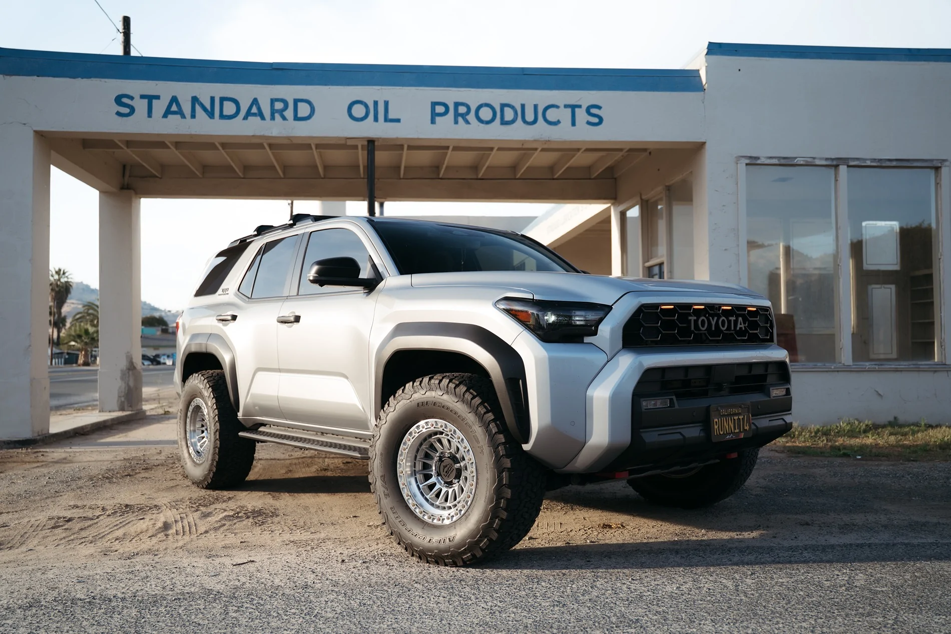 2025 2026 4runner 6th gen ORP Cutting Edge build so far: Silver 35s with Westcott leveling kit after some trimming DSC09098