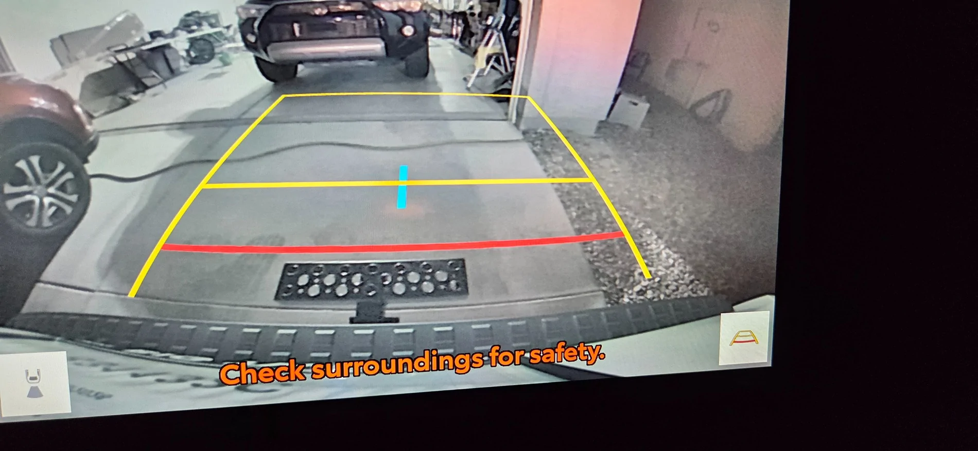 2025 2026 4runner 6th gen Parking Assist Guides Lines misaligned ? 20260419_203928