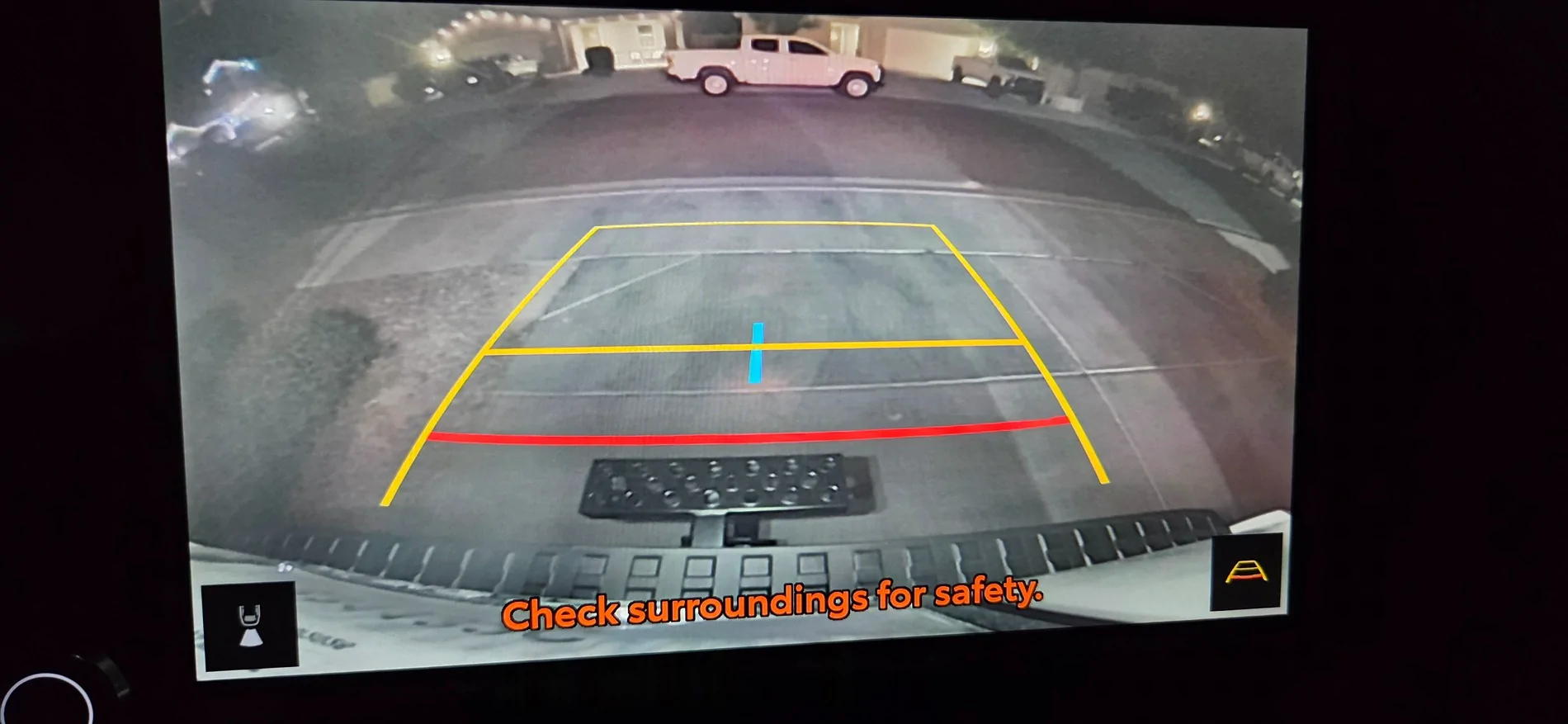 2025 2026 4runner 6th gen Parking Assist Guides Lines misaligned ? 20260419_202414