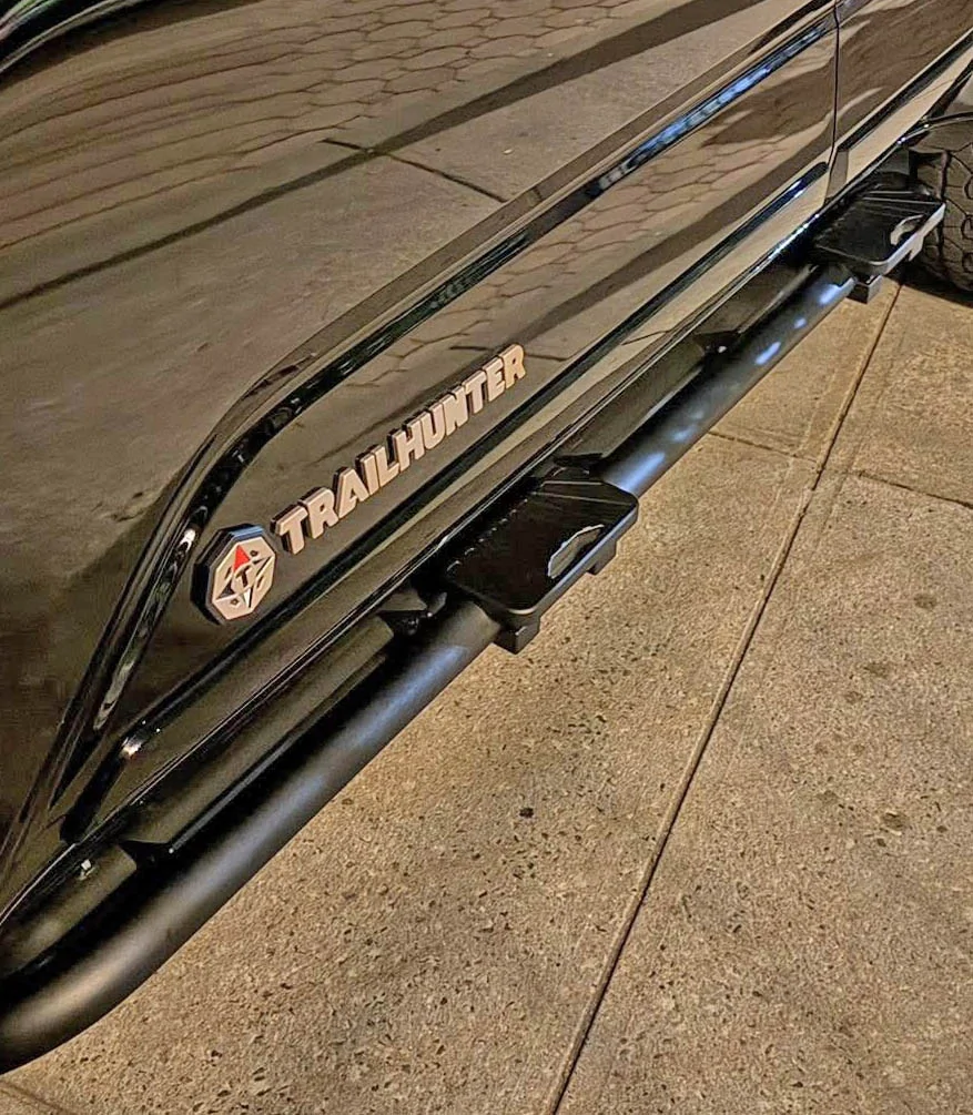 2025 2026 4runner 6th gen Bolt-on Steps for factory rock sliders 672680540_27250183797901315_7507332597690851896_n