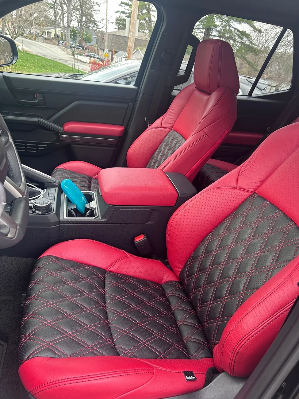 2025 2026 4runner 6th gen New Katzkin leather seats in my ‘26 ORP Hybrid IMG_3102