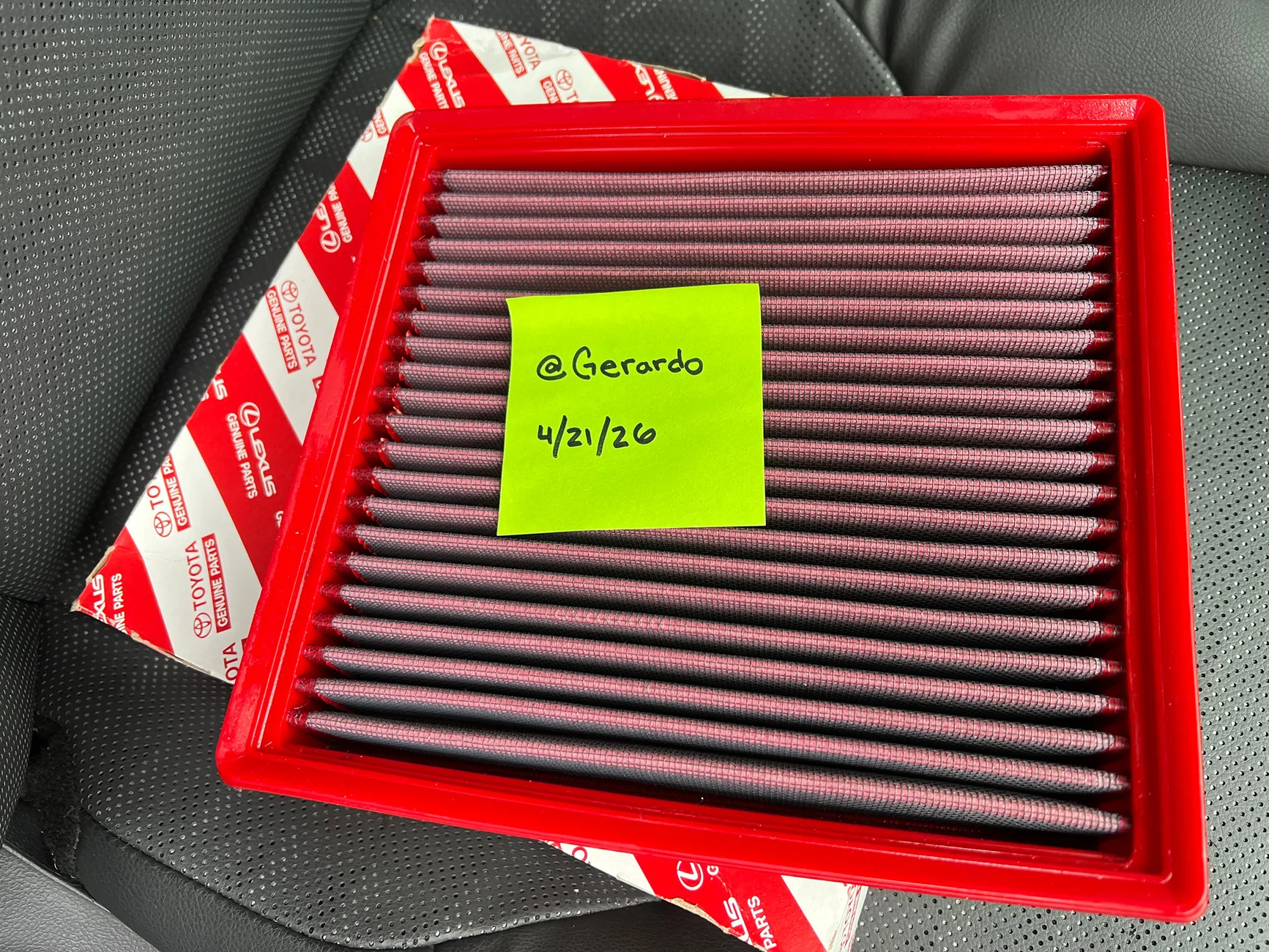 2025 2026 4runner 6th gen WTS: TRD High-Flow Engine Air Filter | $50 shipped IMG_0077