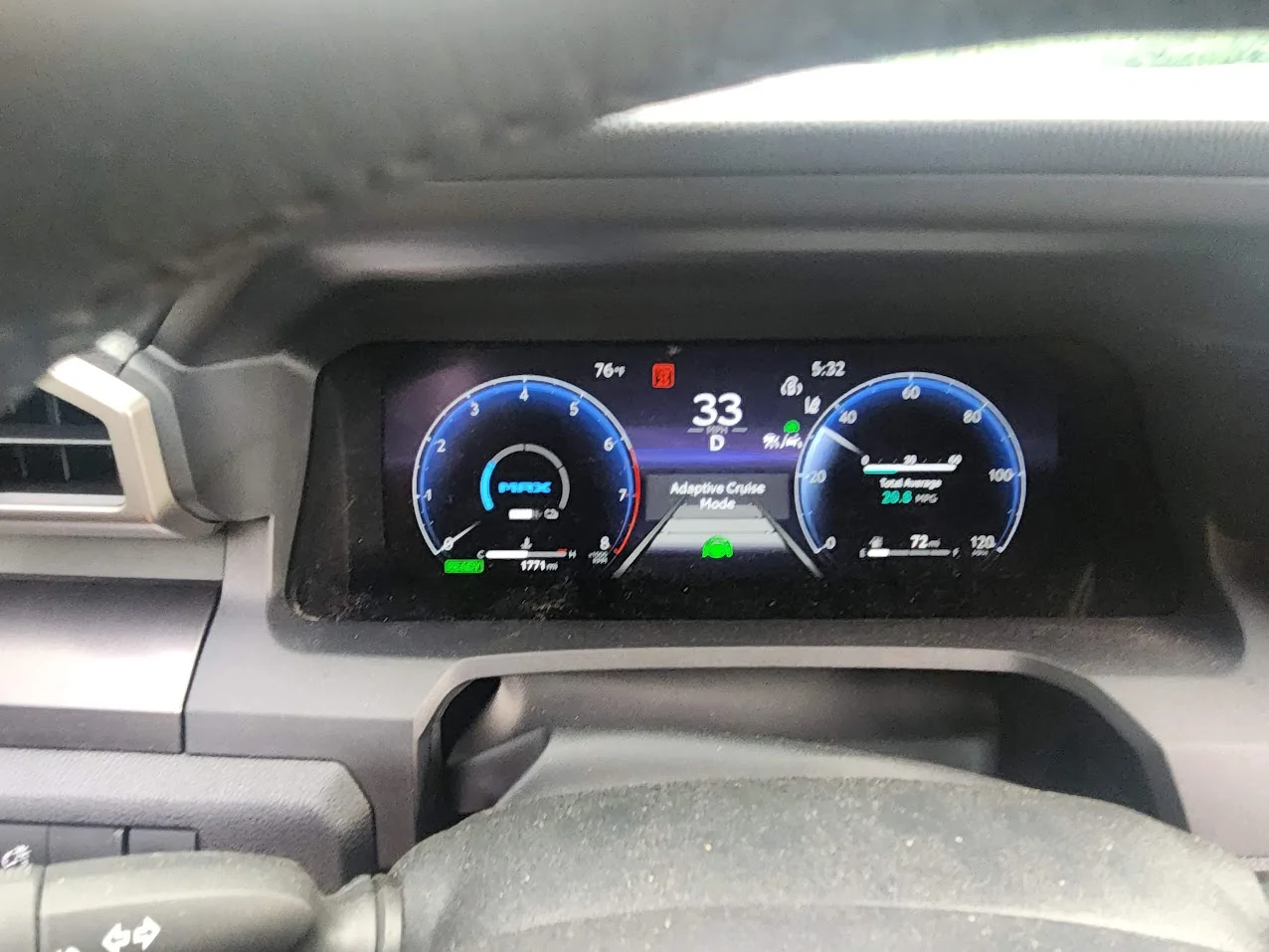 2025 2026 4runner 6th gen Hybrid trick -- how to use battery only while on cruise control 20250719_173249