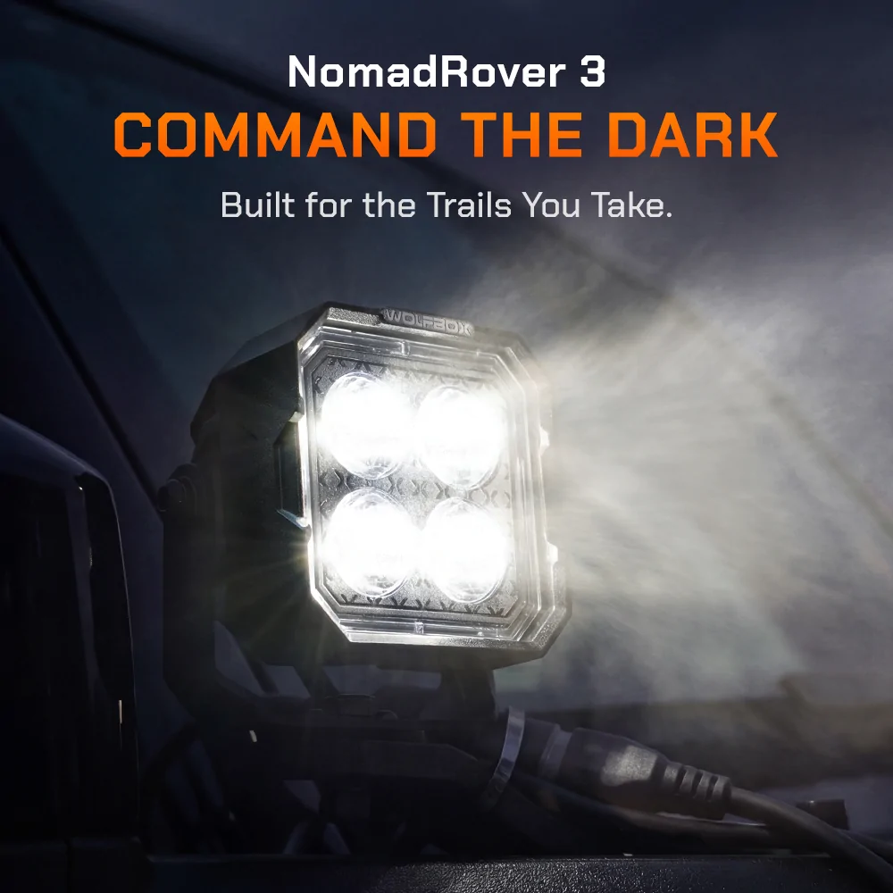 2025 2026 4runner 6th gen Wolfbox NomadRover Lights Arrived! Let's Light It Up! NomadRover 3