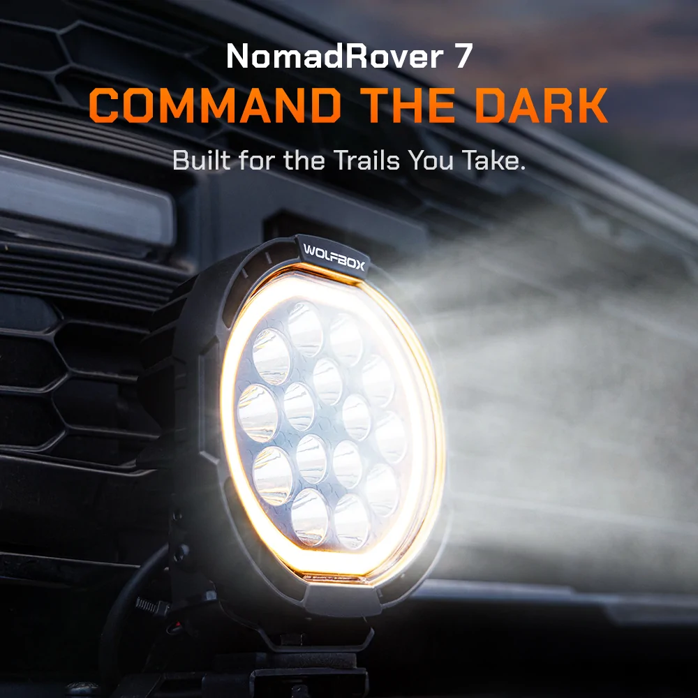 2025 2026 4runner 6th gen Wolfbox NomadRover Lights Arrived! Let's Light It Up! NomadRover 7