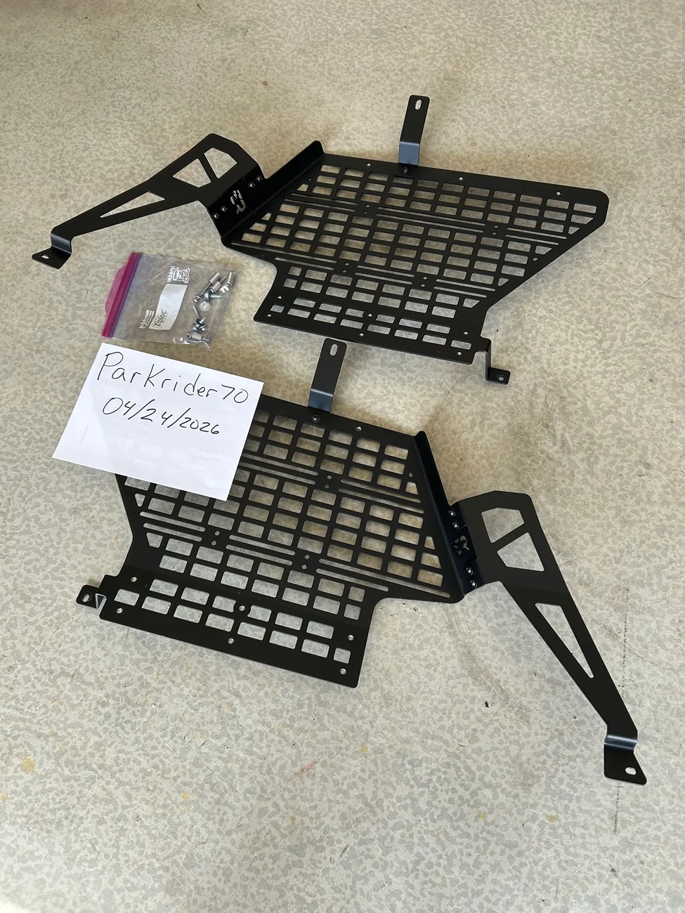 2025 2026 4runner 6th gen Cali Raised Interior Rear Side Molle Panels IMG_0420