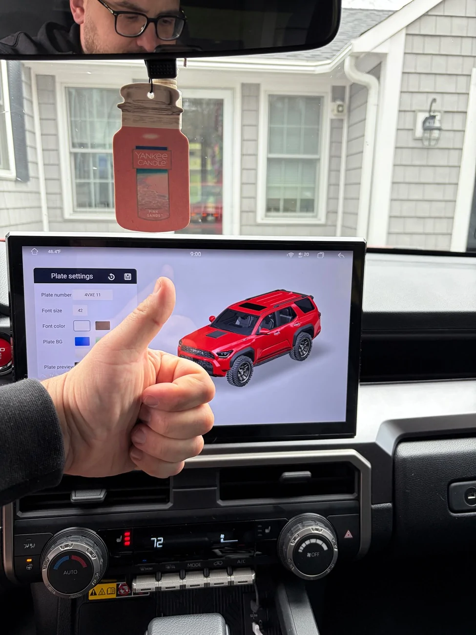 2025 2026 4runner 6th gen Factory 7 inch Screen Upgrade - Cartrimhome C12 14 inch IMG_5207