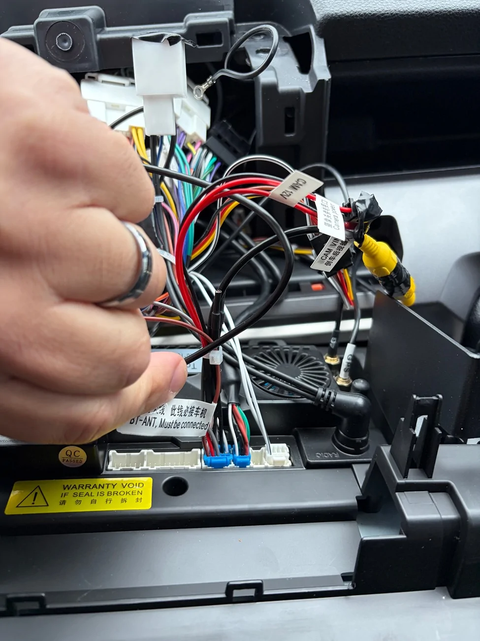 2025 2026 4runner 6th gen Factory 7 inch Screen Upgrade - Cartrimhome C12 14 inch IMG_5195