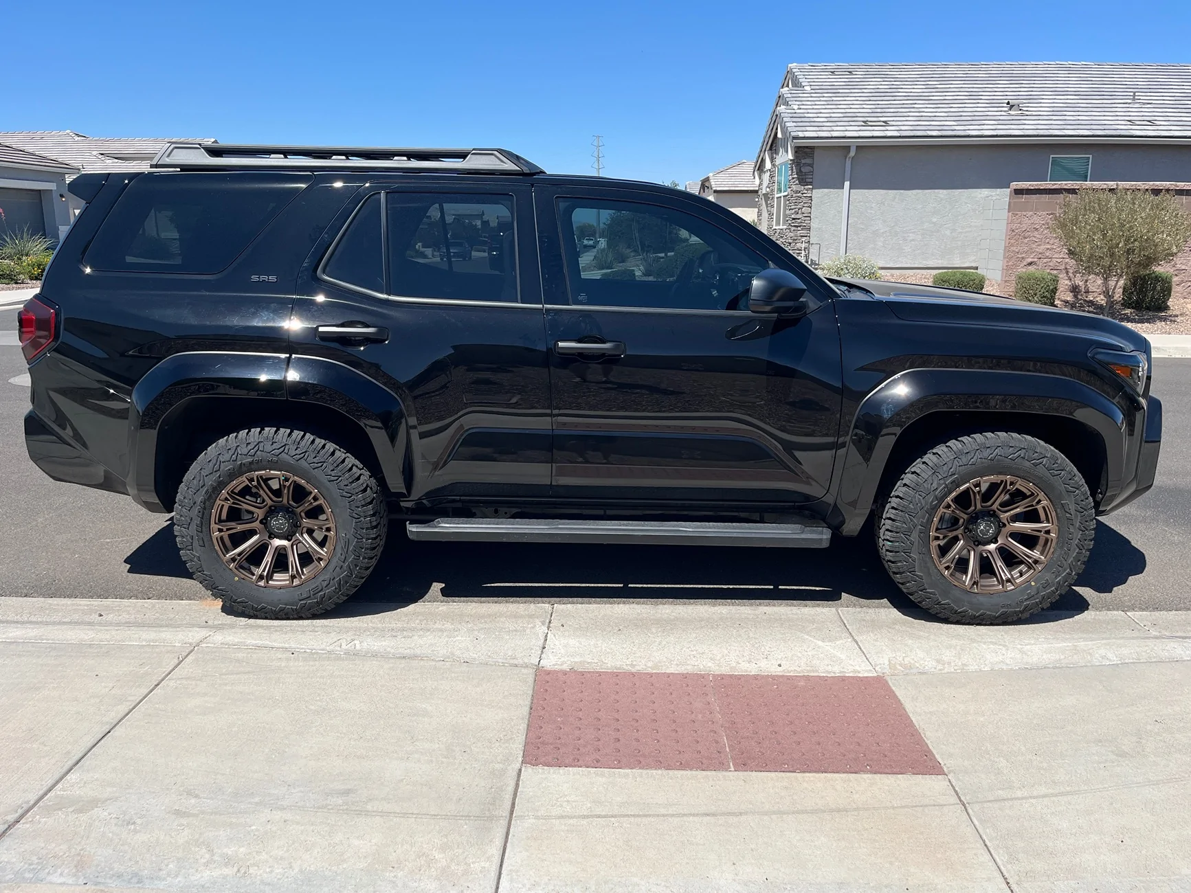 2025 2026 4runner 6th gen Rough Country Fender Flare Installed IMG_2808