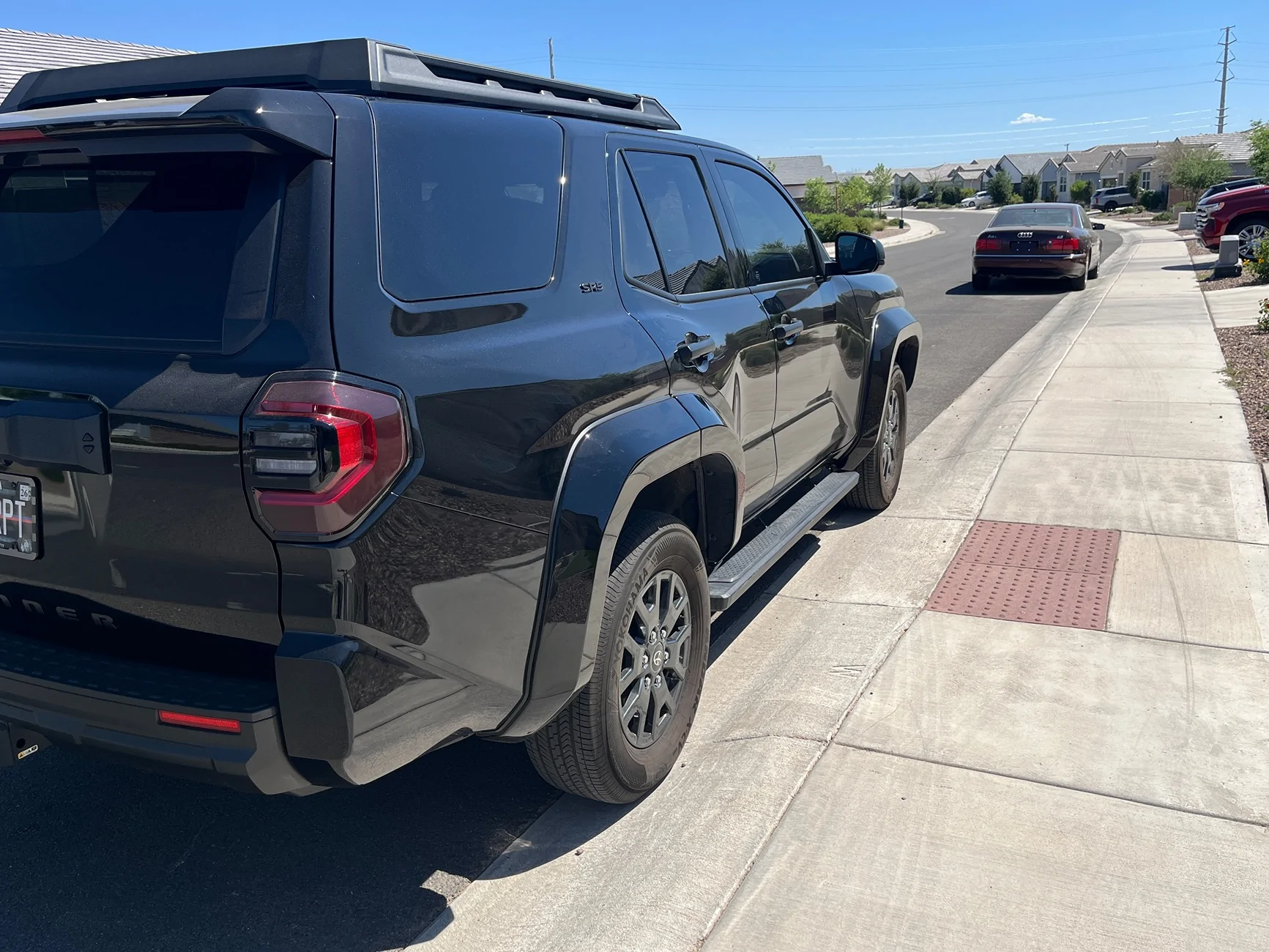 2025 2026 4runner 6th gen Rough Country Fender Flare Installed IMG_2796