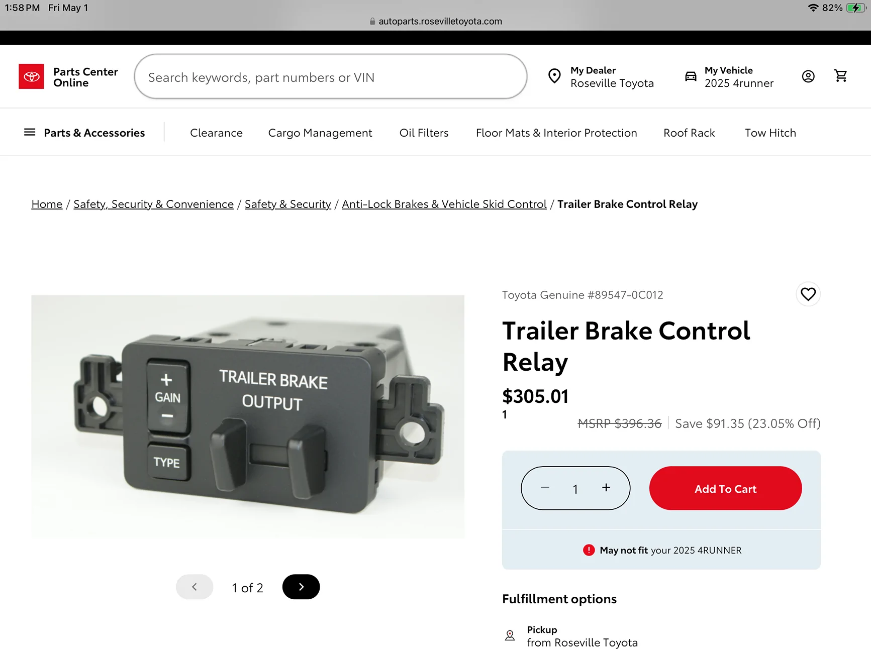 2025 2026 4runner 6th gen Looking for recommendation for trailer brake controller IMG_2550