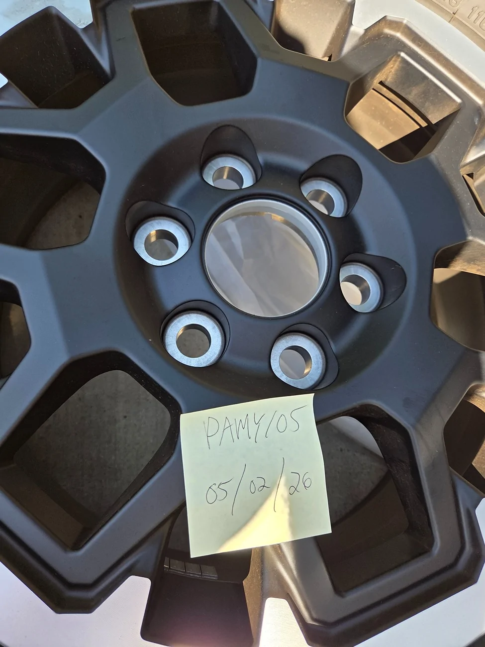 2025 2026 4runner 6th gen FS: Nashville - (4) 2026 TRD OFF-ROAD Premium 18" Wheel and Tire - Less than 200 miles - $700 20260502_103910