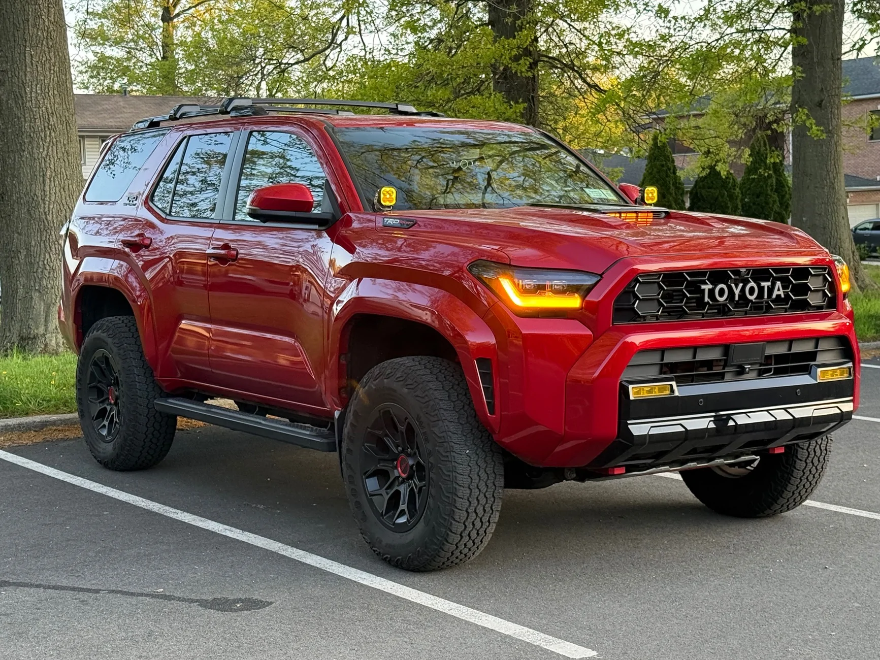 2025 2026 4runner 6th gen 2025 Supersonic Red TRD Sport build w/ ReadyLift 2.5" SST + TRD Pro upgrades IMG_6929