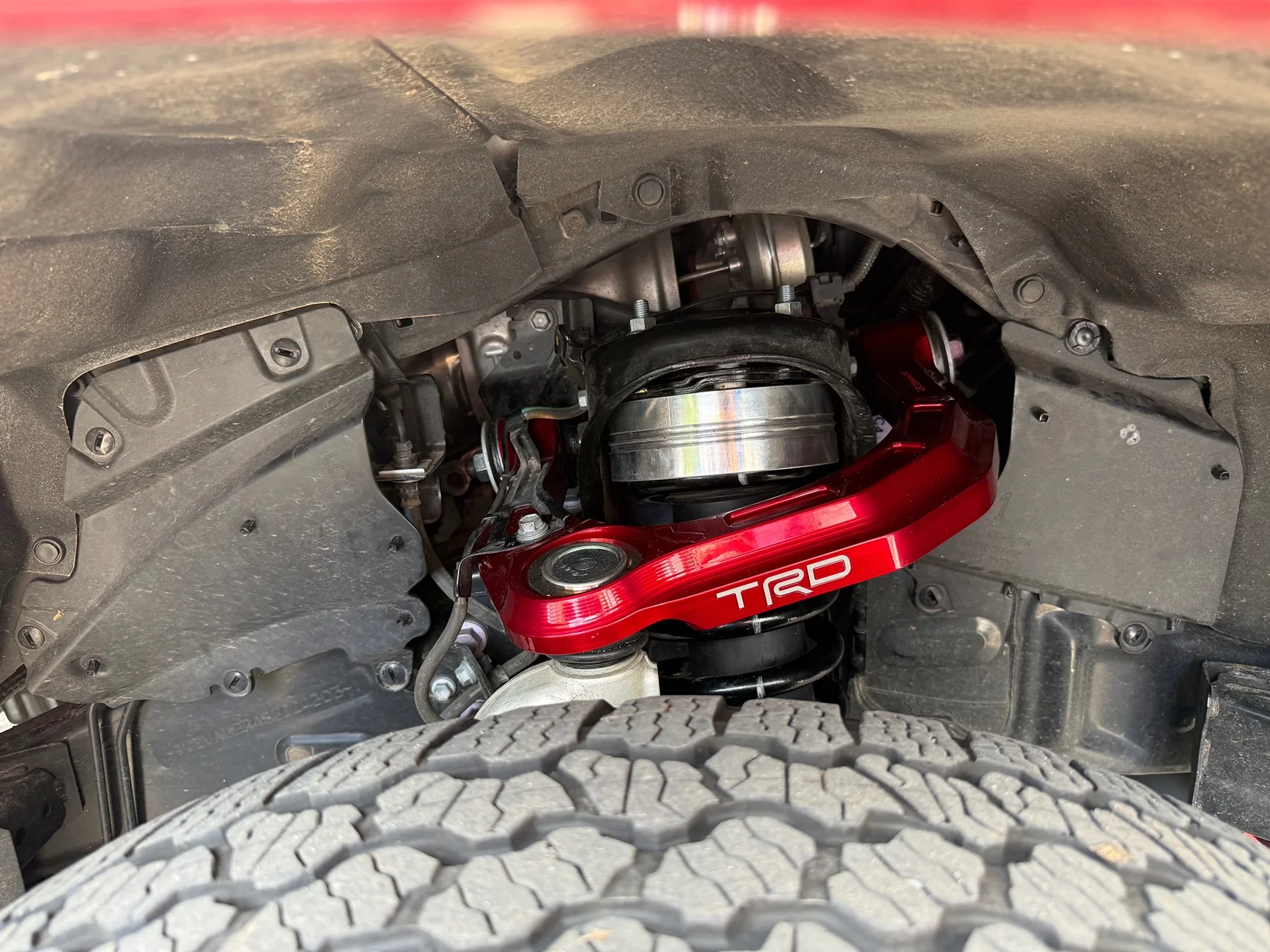 2025 2026 4runner 6th gen 2025 Supersonic Red TRD Sport build w/ ReadyLift 2.5" SST + TRD Pro upgrades IMG_6839
