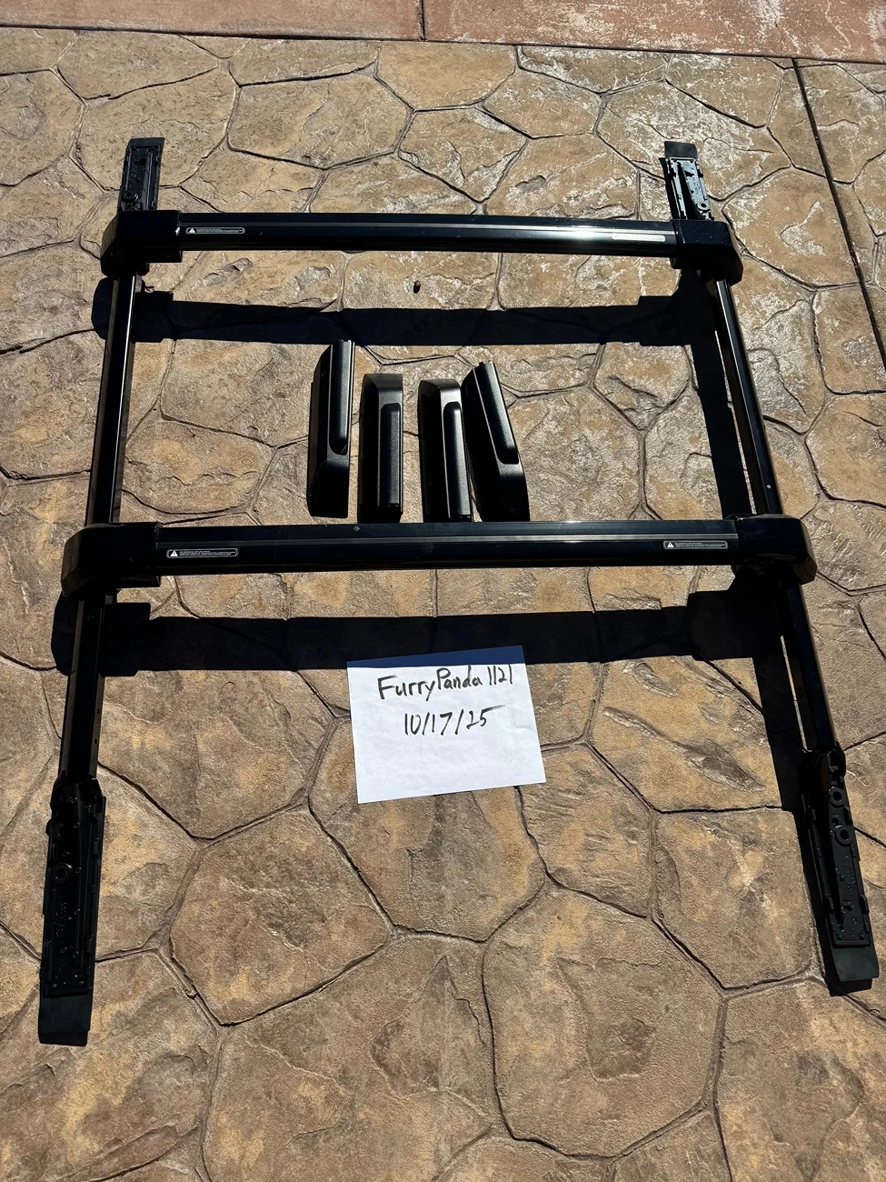 2025 2026 4runner 6th gen WTS OEM Roof rails and cross bars - No mounting hardware 4Runner roofrails and crossbars