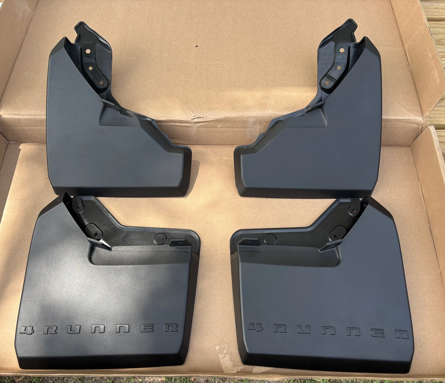 2025 2026 4runner 6th gen Mudguards - TRD Pro-Black #PK389-35S10-TP $60 + shipping IMG_3149