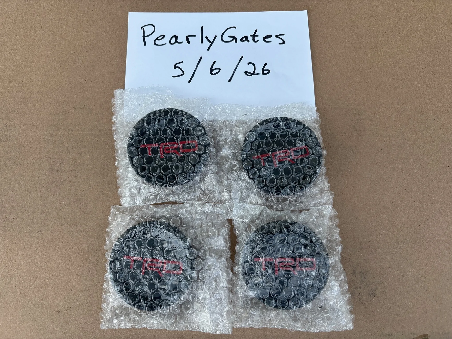 2025 2026 4runner 6th gen TRD Wheel Center Caps #PT998-34221-2F  $40 + shipping IMG_3156