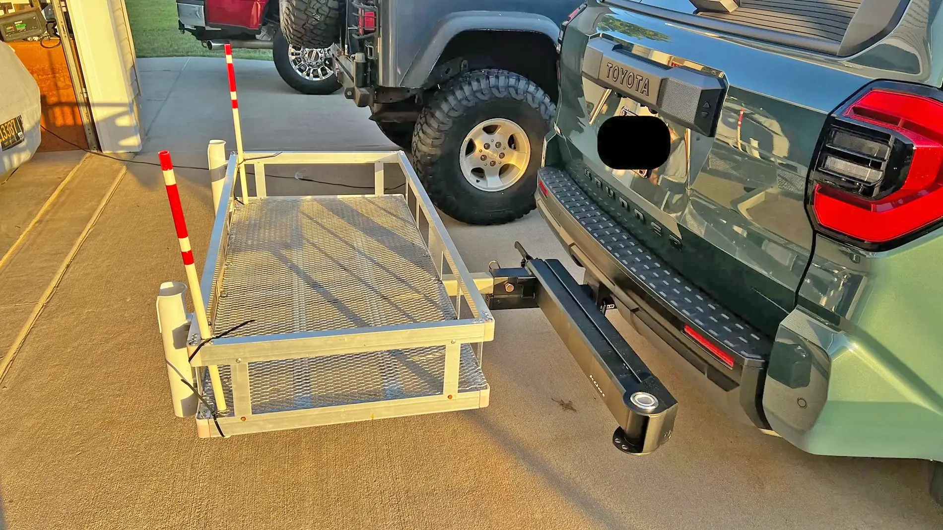 2025 2026 4runner 6th gen Swing away hitch mounted rack basket - DIY solution 34353-9850fba833f1fdca12bc3d942a3f850a