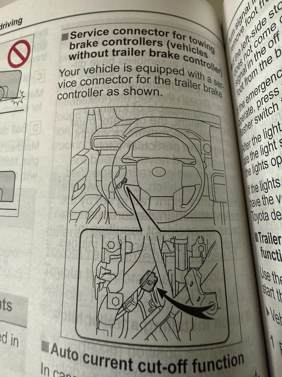 2025 2026 4runner 6th gen Best way to access trailer brake connector on 2026 TRD Off Road Premium with tow package? IMG_4209