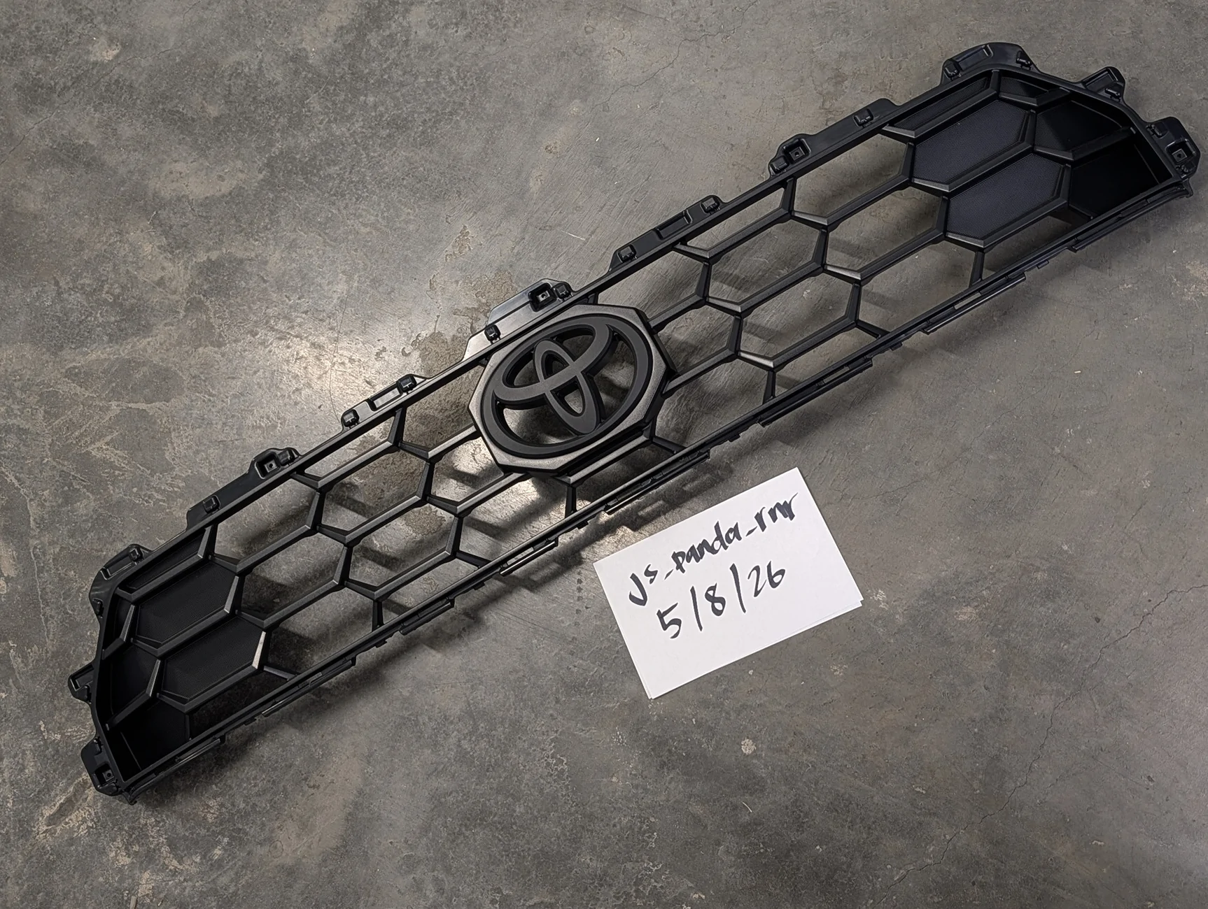 2025 2026 4runner 6th gen FS: Off Road grille with black emblem overlay PXL_20260508_220800477