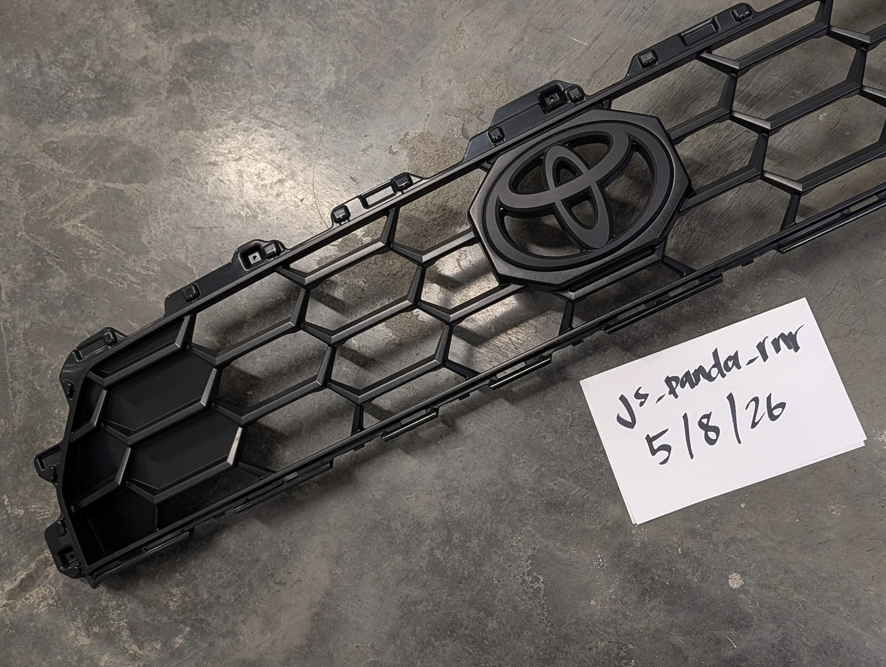 2025 2026 4runner 6th gen FS: Off Road grille with black emblem overlay PXL_20260508_220804573