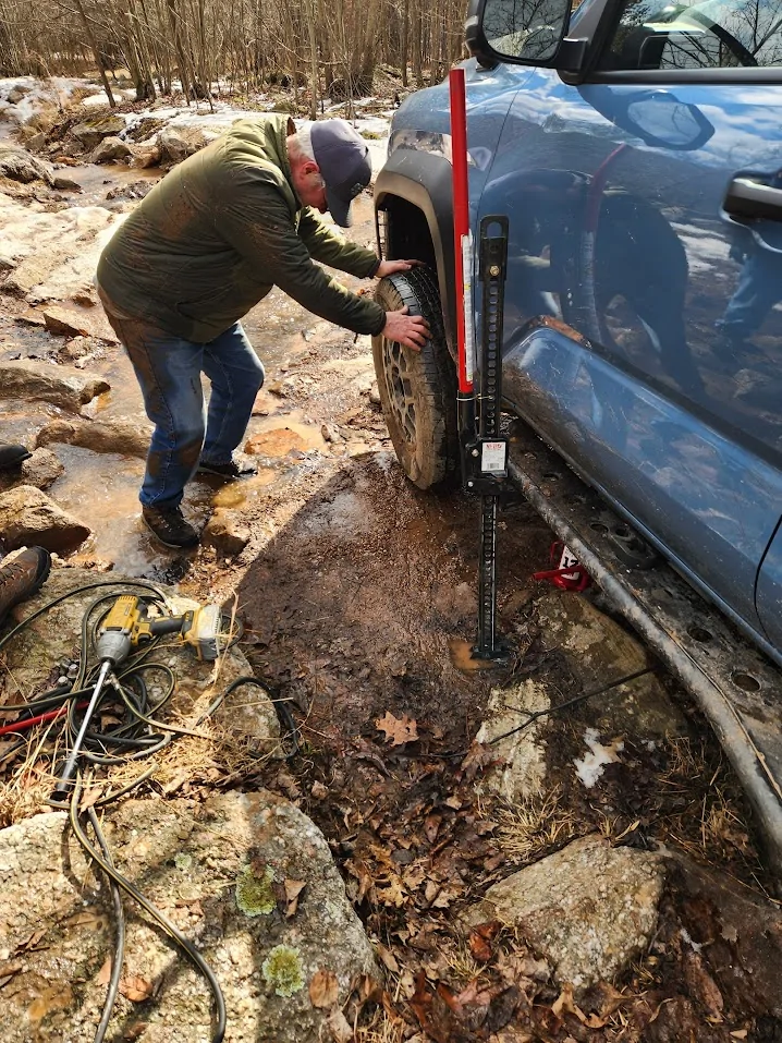 2025 2026 4runner 6th gen "Stock" TRD ORP Trip on Potts Mountain Jeep Trail (onX 7) - It was epic 20260221_134900