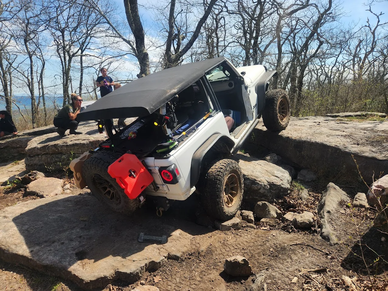 2025 2026 4runner 6th gen "Stock" TRD ORP Trip on Potts Mountain Jeep Trail (onX 7) - It was epic 20260418_145051