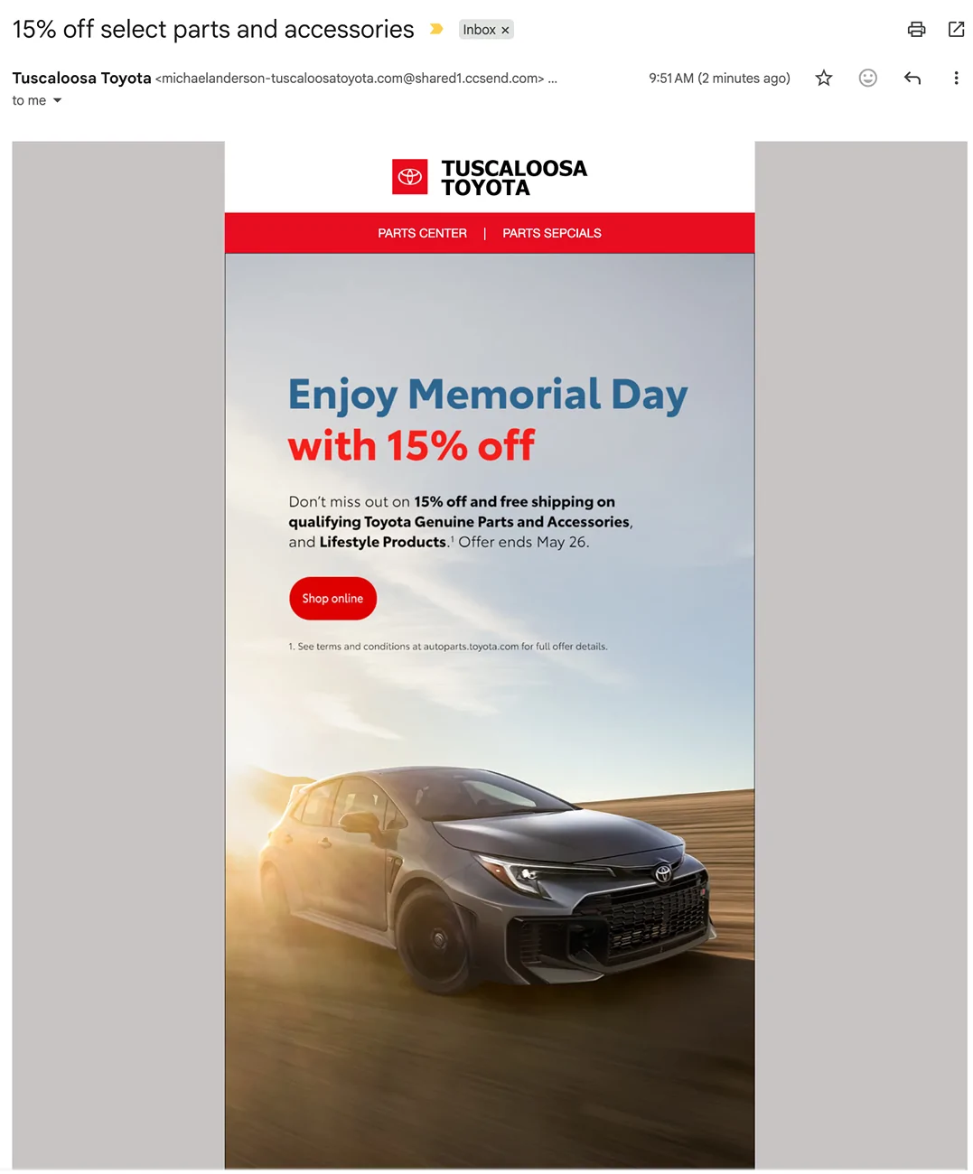 2025 2026 4runner 6th gen 25% off sale OEM Toyota parts & accessories - through April 20 1778691392507-ao