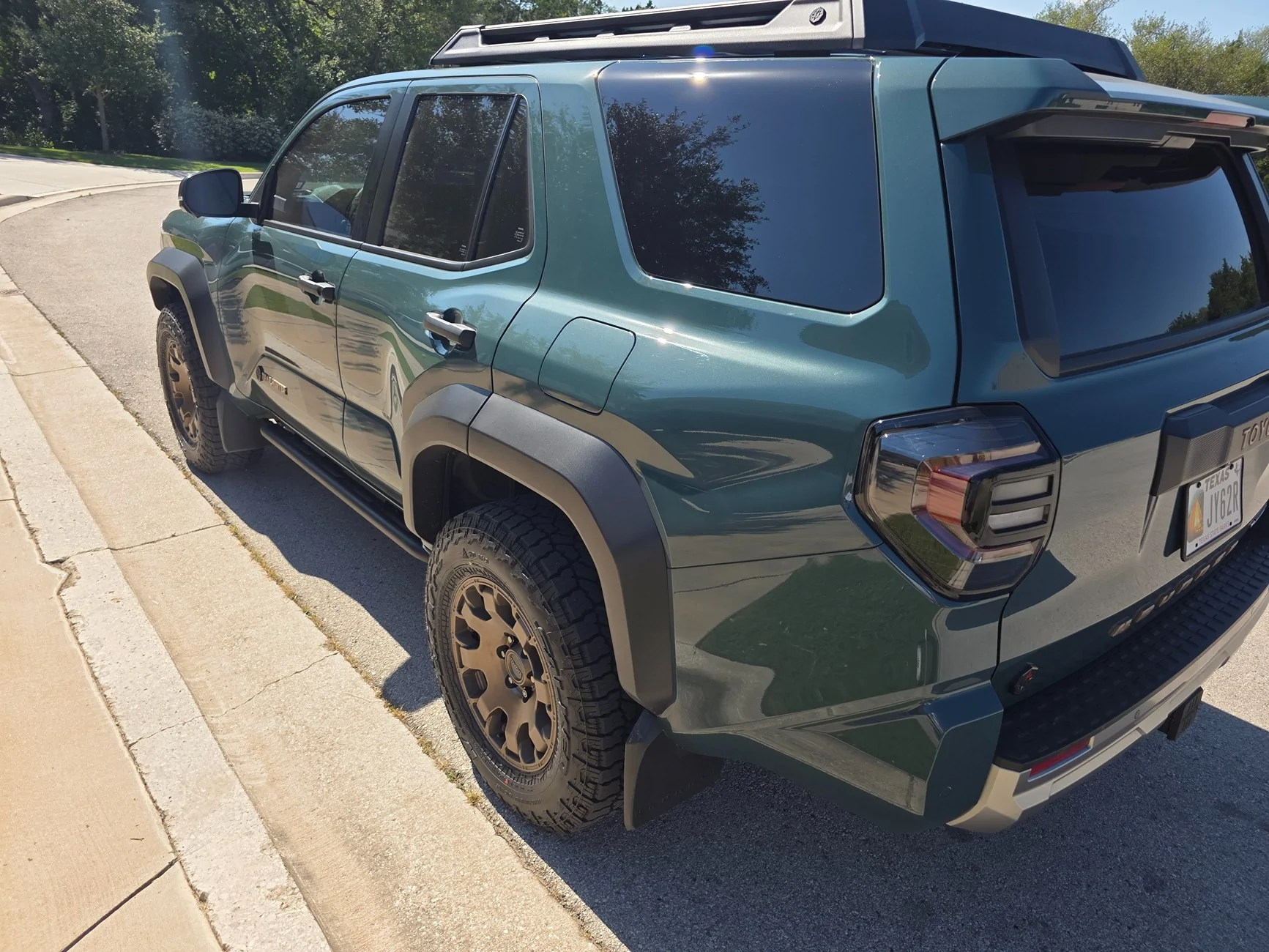 2025 2026 4runner 6th gen 265/70/18 Falken Wildpeak AT4W +20 Offset setup installed 20260513_164522