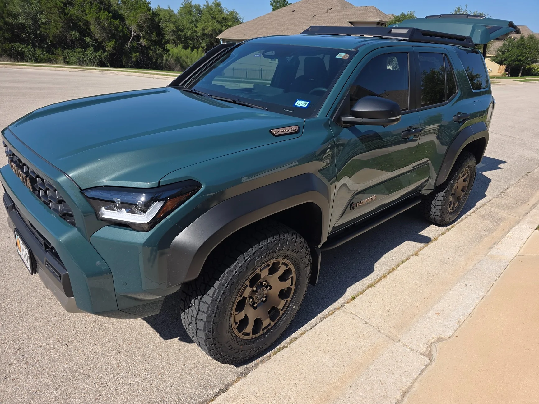 2025 2026 4runner 6th gen 265/70/18 Falken Wildpeak AT4W +20 Offset setup installed 20260513_164126