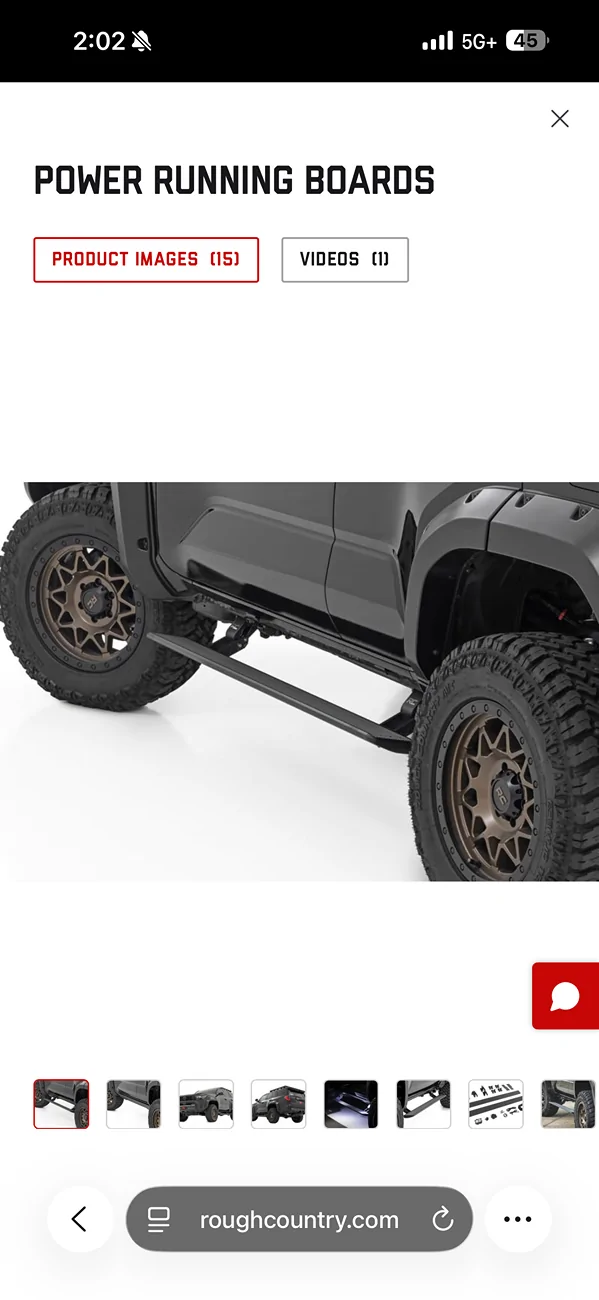 2025 2026 4runner 6th gen Rough Country Power Running Boards released IMG_3611