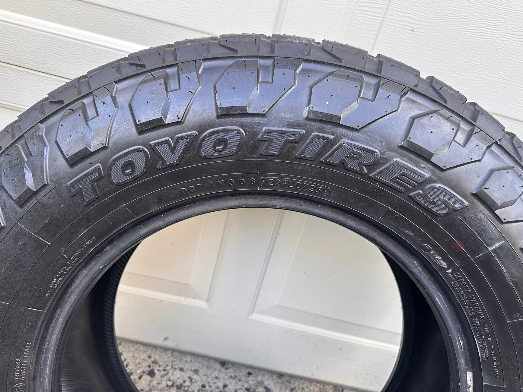 2025 2026 4runner 6th gen OEM Toyo Open Country AT3 265/70 R18 IMG_8987