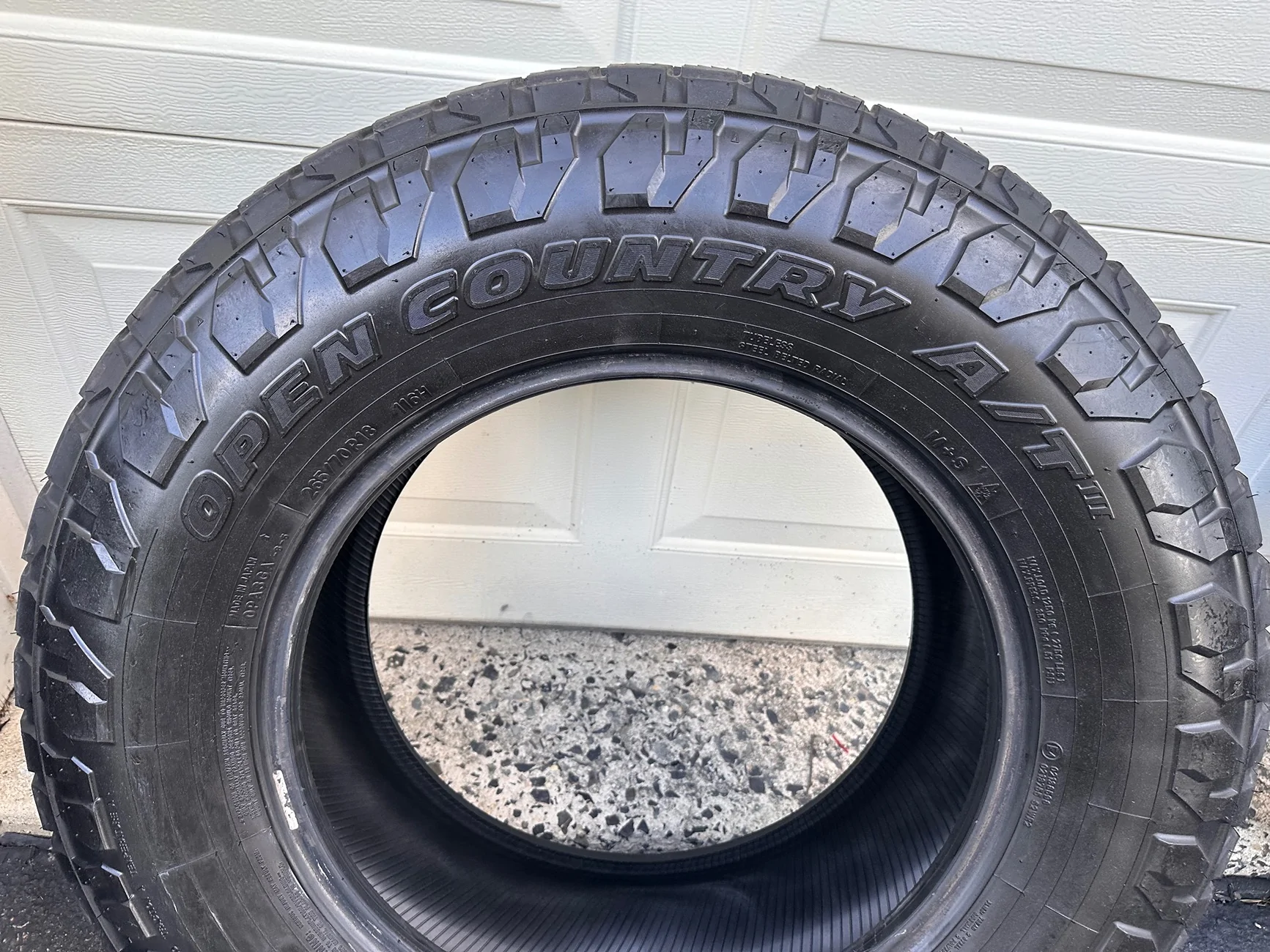 2025 2026 4runner 6th gen OEM Toyo Open Country AT3 265/70 R18 IMG_8988