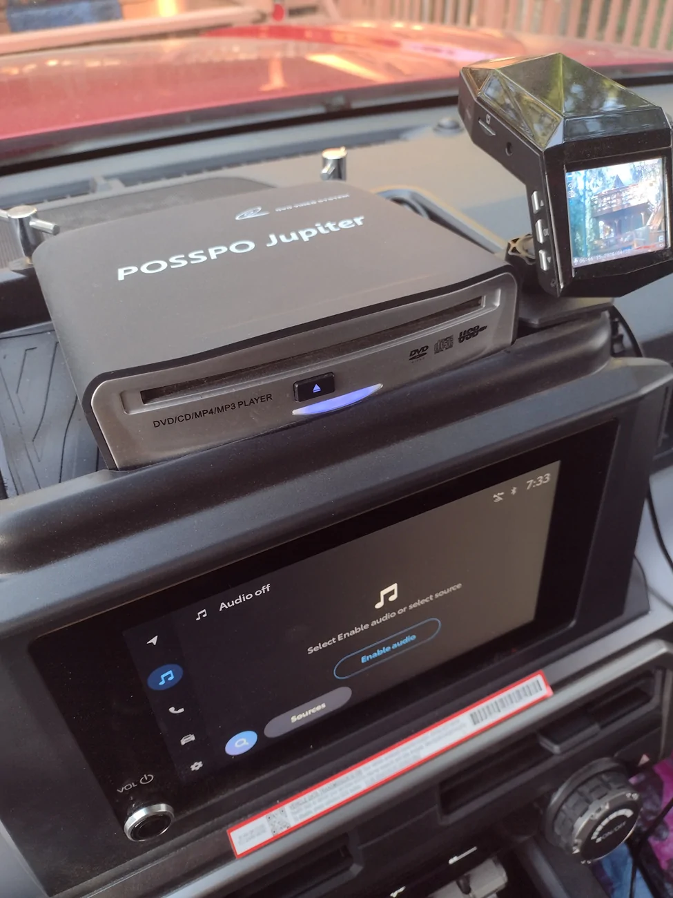 2025 2026 4runner 6th gen Adding a CD player to 8" display unit. IMG_20260430_073302944