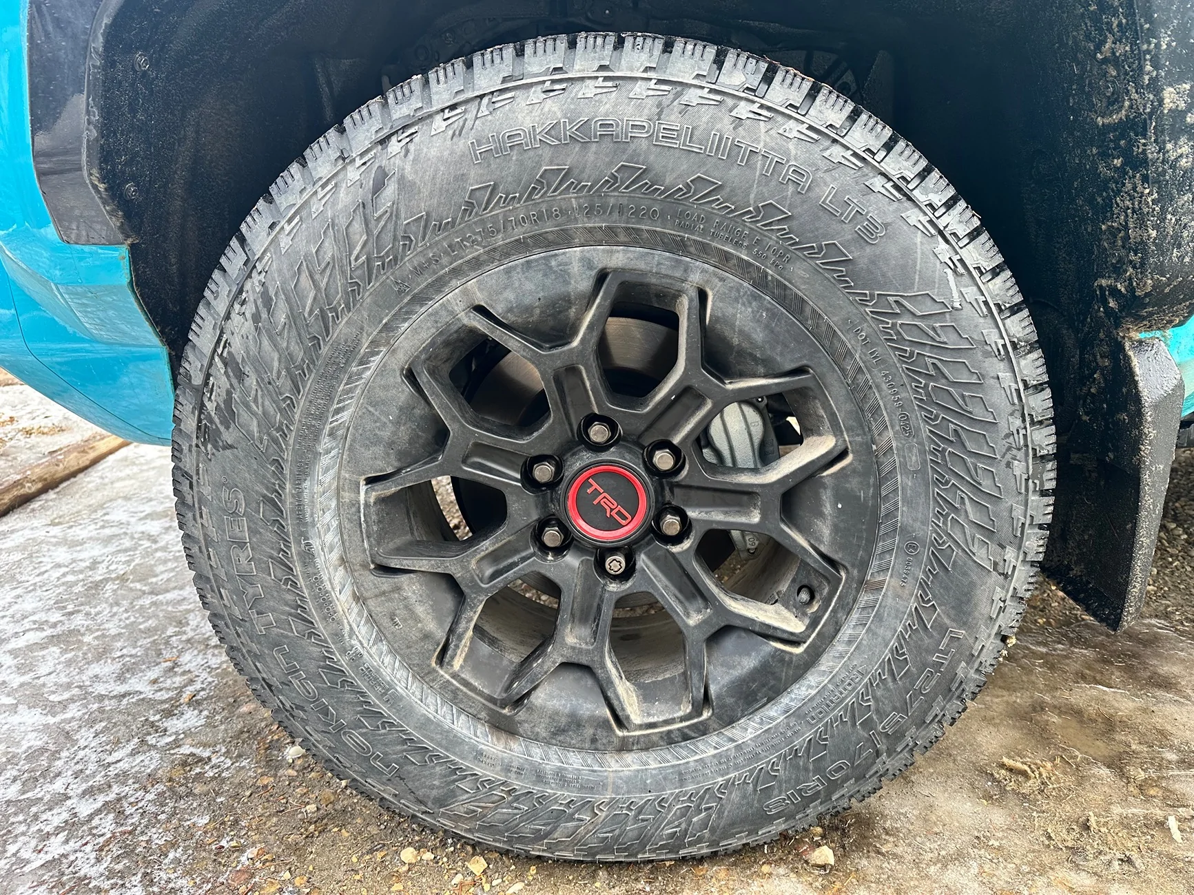 2025 2026 4runner 6th gen 2026 Platinum - Tire Swap To Survive in Ice/Snow IMG_1487