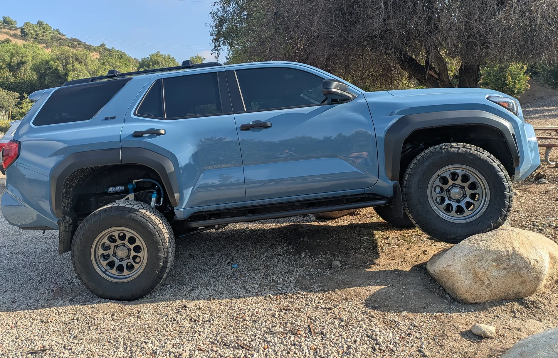 2025 2026 4runner 6th gen Heritage Blue build - Kings, SCS wheels, and 33s PXL_20260514_152907390