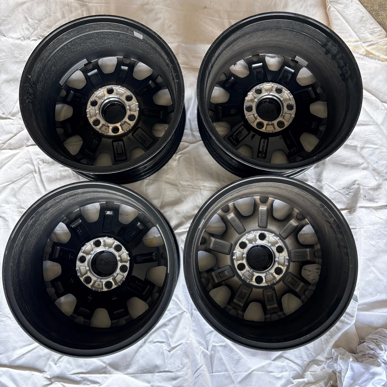 2025 2026 4runner 6th gen For Sale OEM TRD 18” Flat Black Alloy Wheels IMG_7023