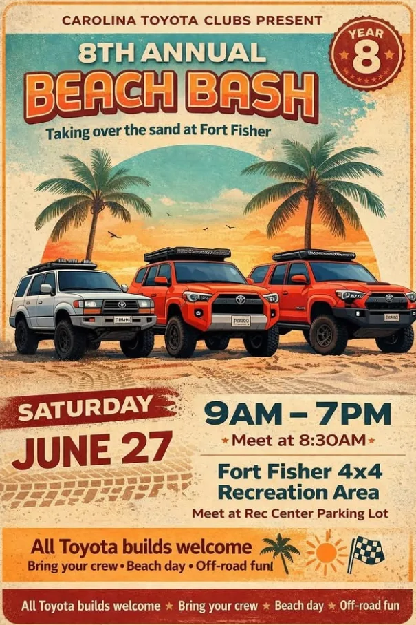2025 2026 4runner 6th gen Toyota events and social in NC 1779127348187-nz