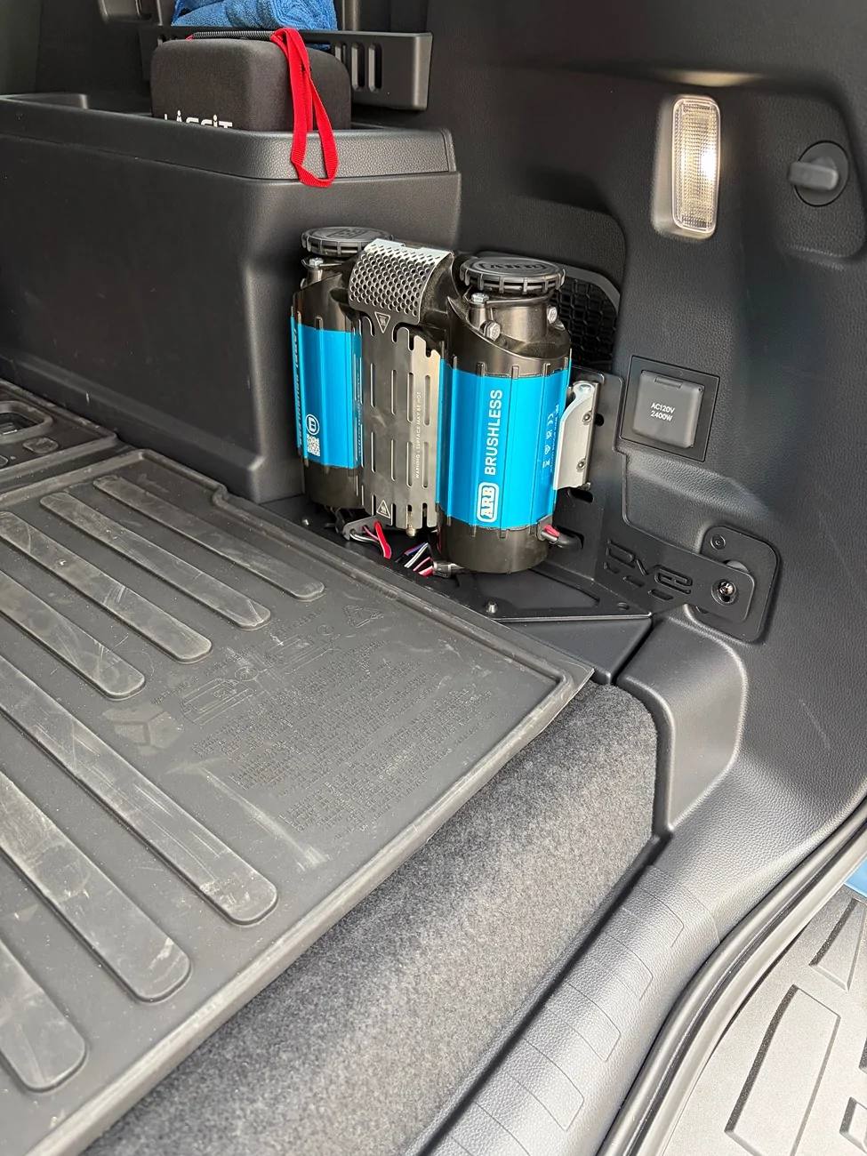 2025 2026 4runner 6th gen ARB twin compressor install in cargo area - my new Hybrid TRD ORP IMG_0961