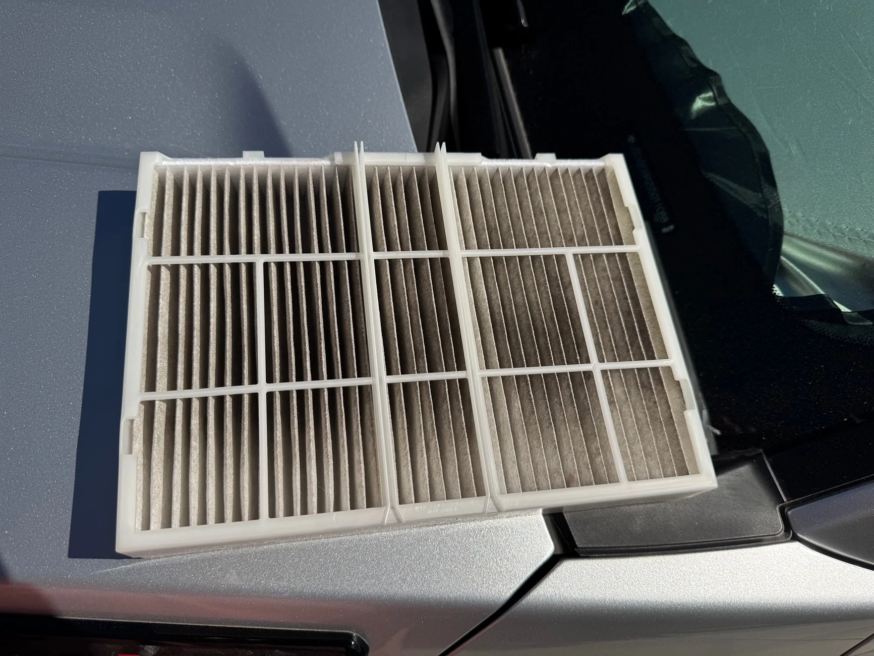 2025 2026 4runner 6th gen Cabin air filter & engine air filter condition after 9 month, 7600 miles (Hybrid ORP) IMG_9972