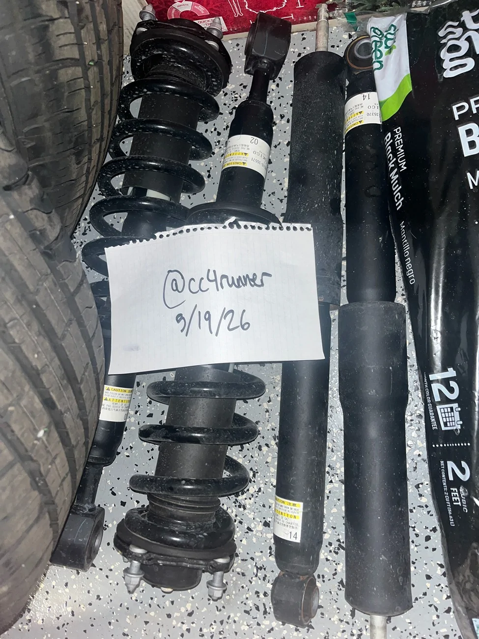 2025 2026 4runner 6th gen 6th Gen Toyota 4Runner OEM Suspension - Front Struts & Rear Shocks IMG_7550