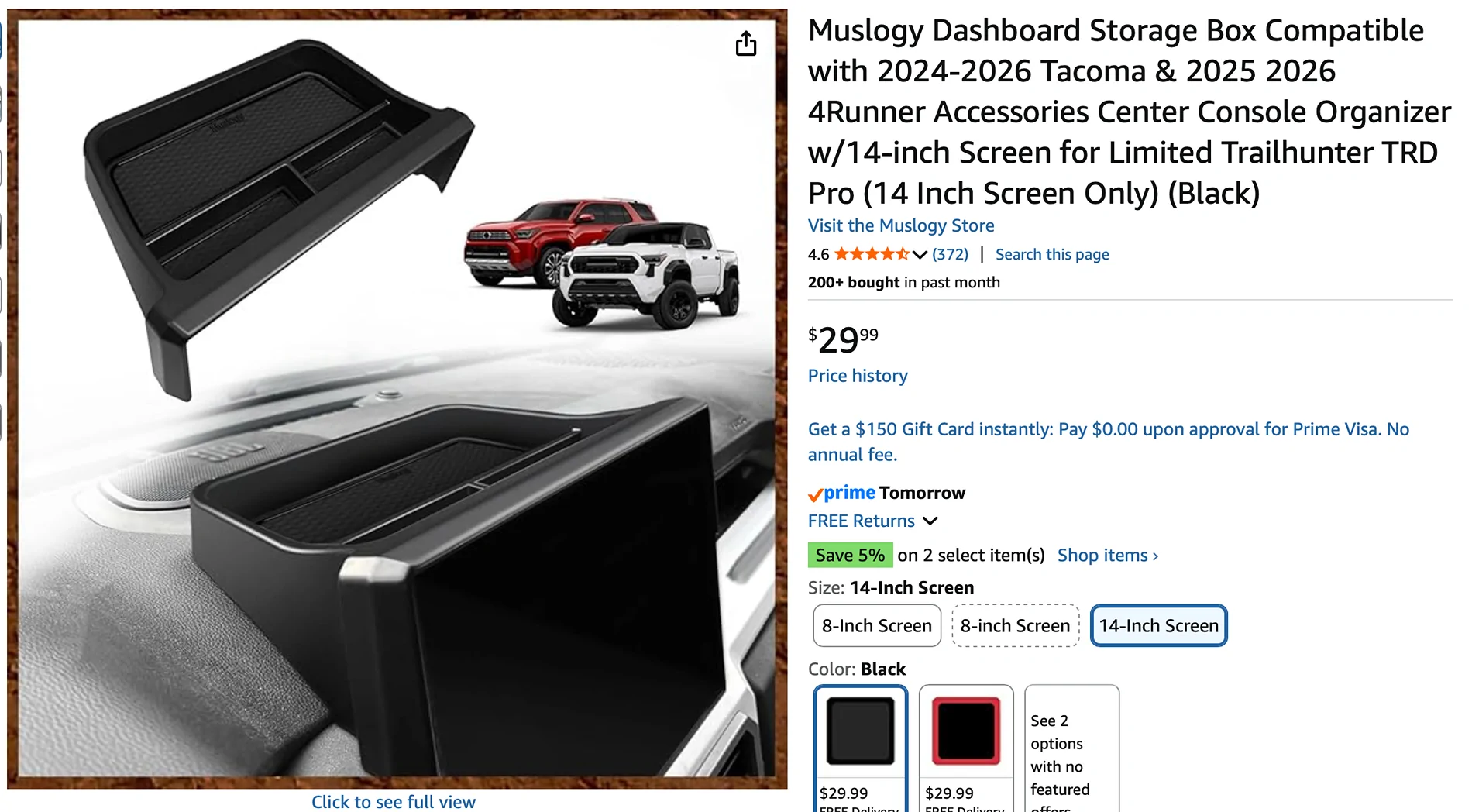 2025 2026 4runner 6th gen Thoughts on dash. Keep or trash Screenshot 2026-05-24 at 11.49.30 AM