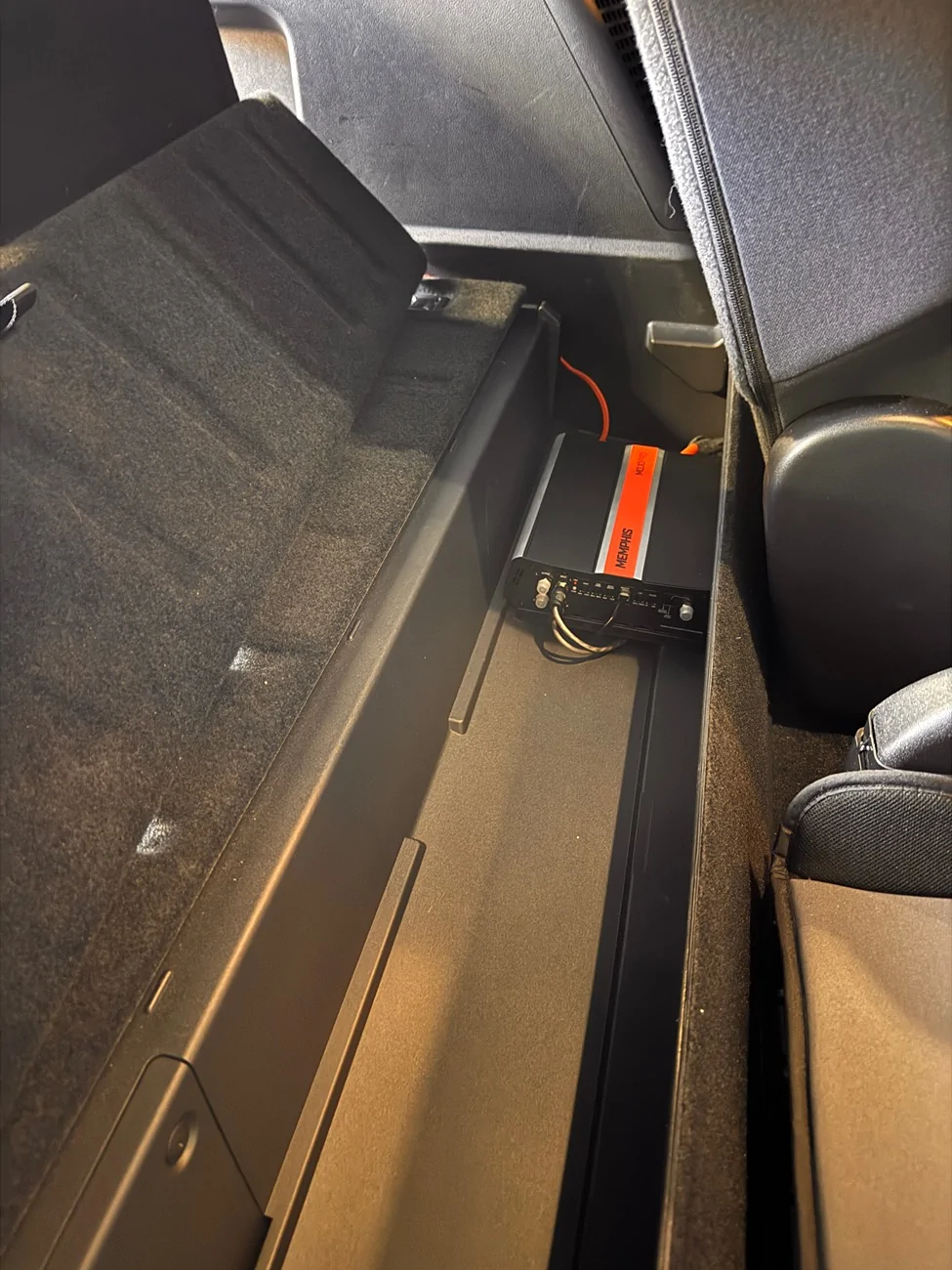 2025 2026 4runner 6th gen Need suggestions for new amp placement + subwoofer setup IMG_1438