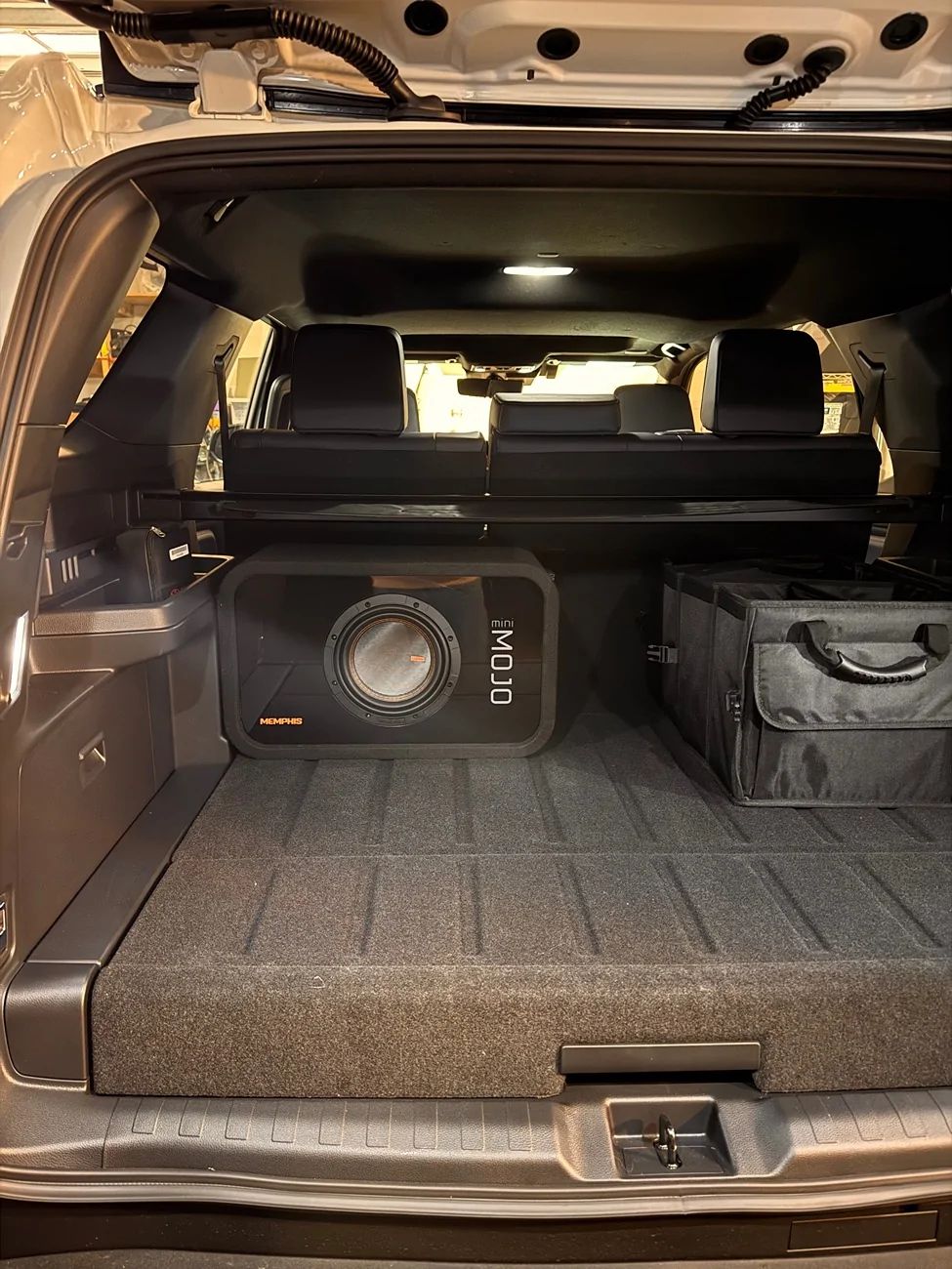 2025 2026 4runner 6th gen Need suggestions for new amp placement + subwoofer setup IMG_1270
