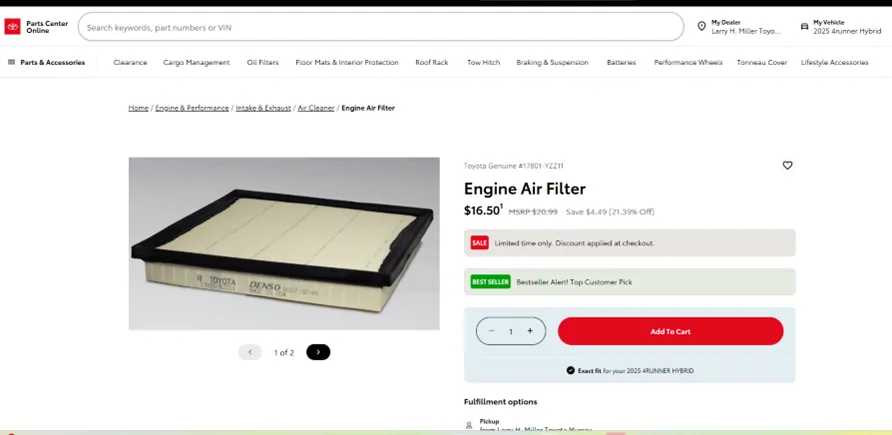 2025 2026 4runner 6th gen Cabin Air Filter Replacement - Part Number & DIY Instructions [Updated with correct parts confirmed by dealer] 1779803610527-q7